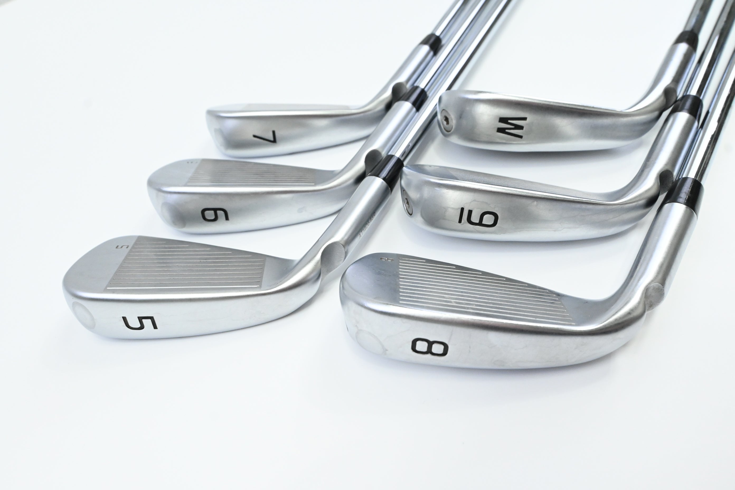 Ping G430 Irons / 5-PW / Blue Dot / Stiff Flex Ping AWT 2.0 Shafts