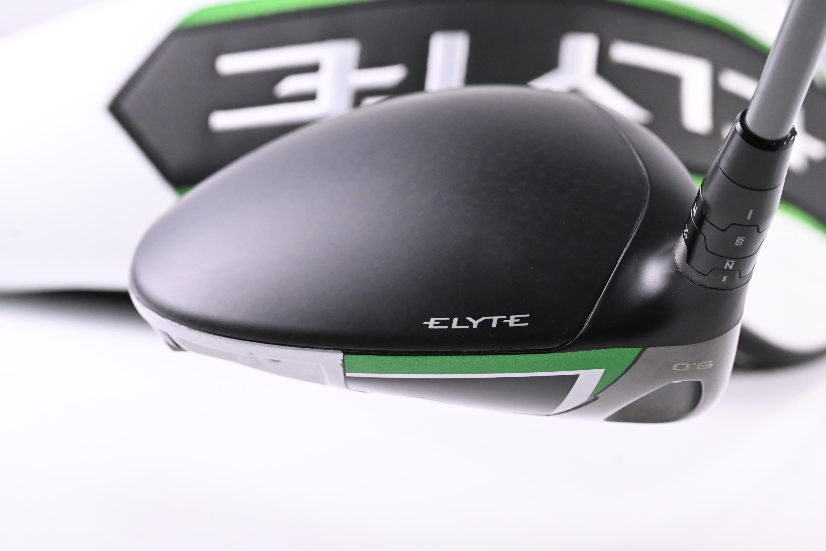 Left Hand Callaway Elyte Driver / 9 Degree / Stiff Flex Denali Charcoal 50 Shaft