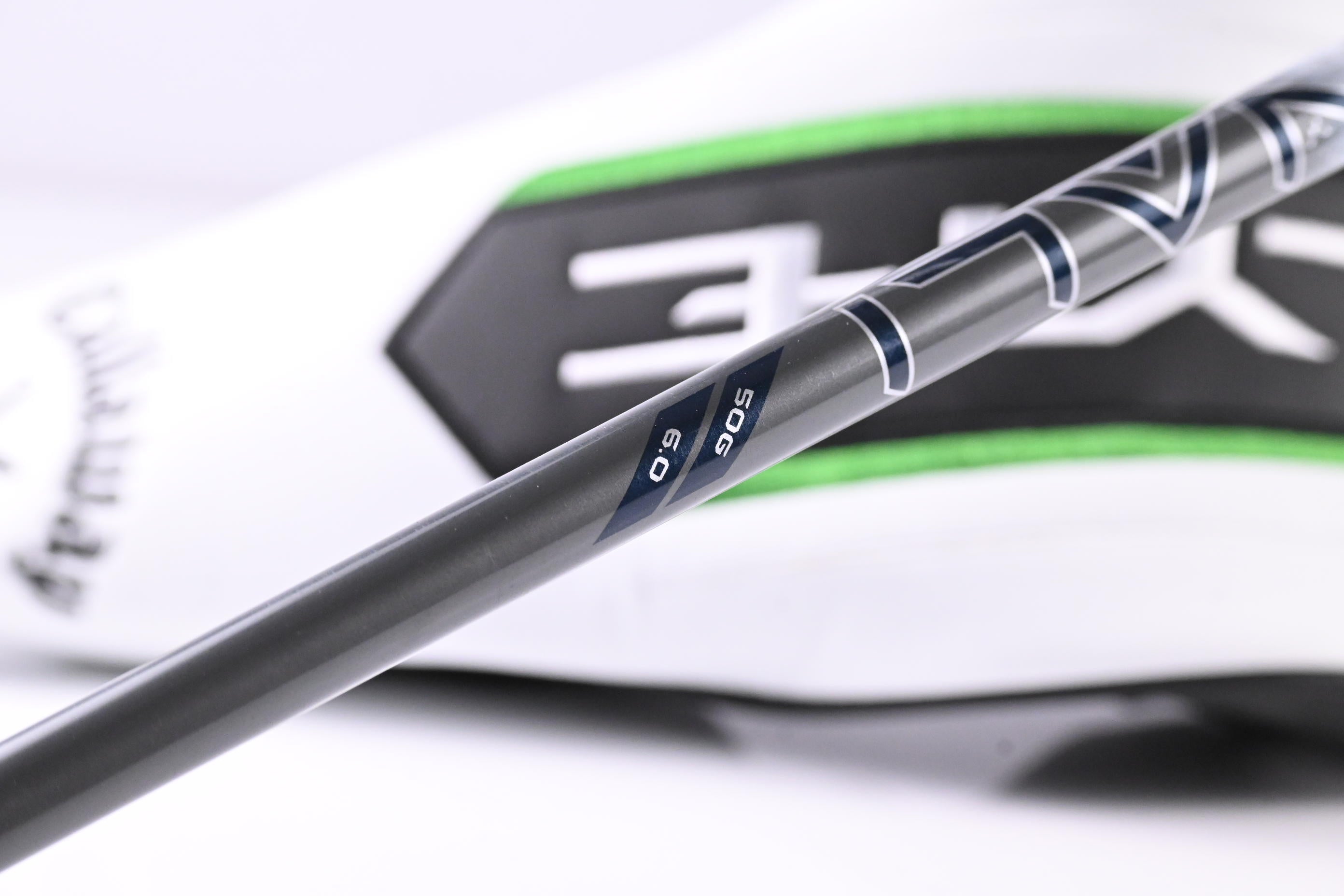 Left Hand Callaway Elyte Driver / 9 Degree / Stiff Flex Denali Charcoal 50 Shaft