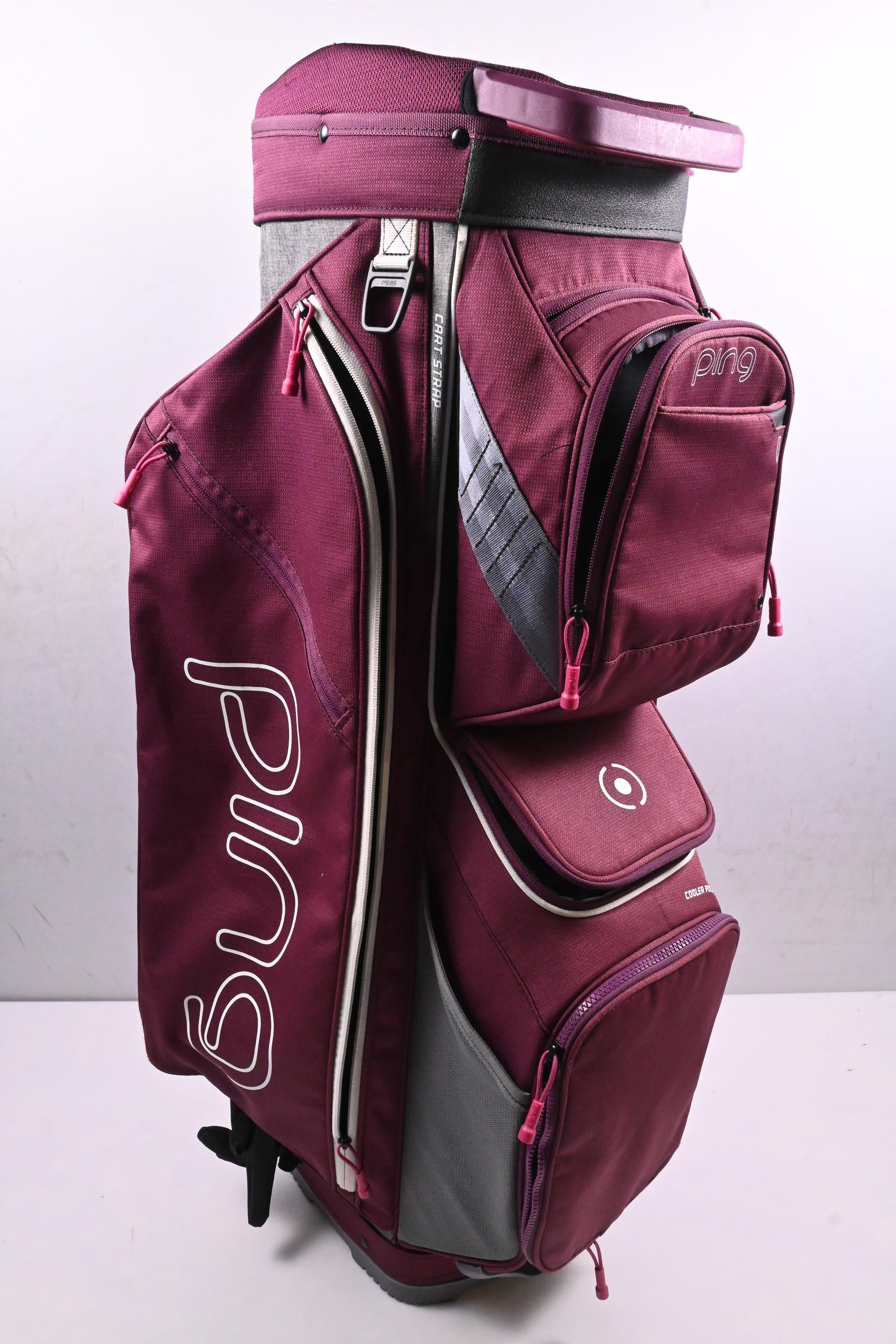 Ping Traverse Cart Bag / 14-Way Divider / Purple, Grey