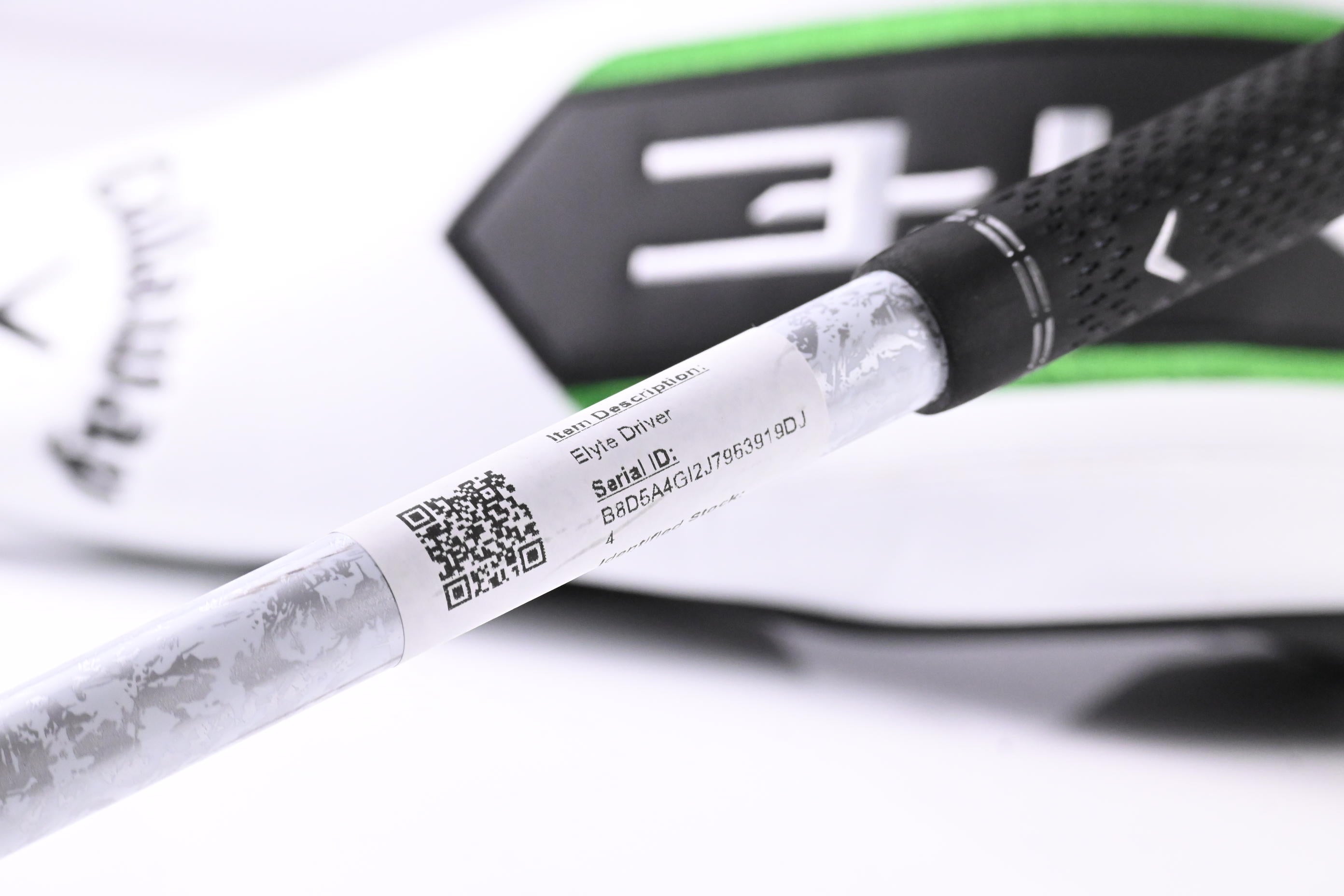 Left Hand Callaway Elyte Driver / 9 Degree / Stiff Flex Denali Charcoal 50 Shaft