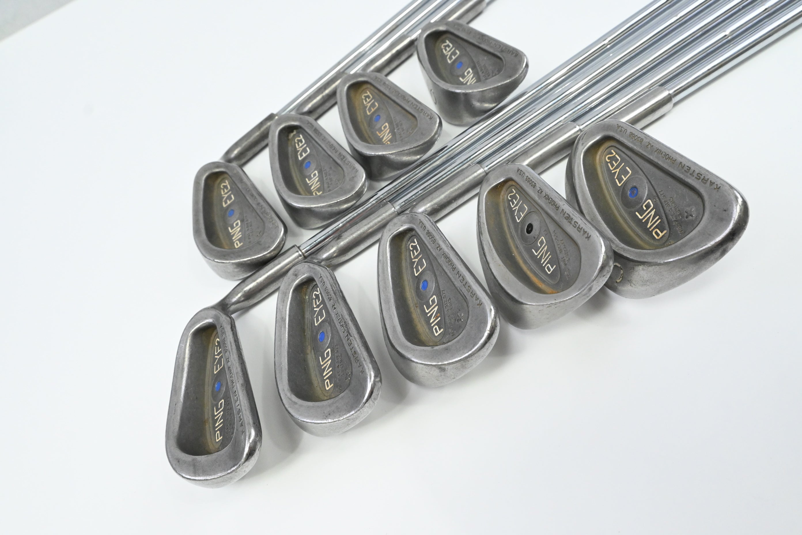 Ping Eye 2 Irons / 3-PW+SW / Blue Dot / Stiff Flex Ping JZ Shafts