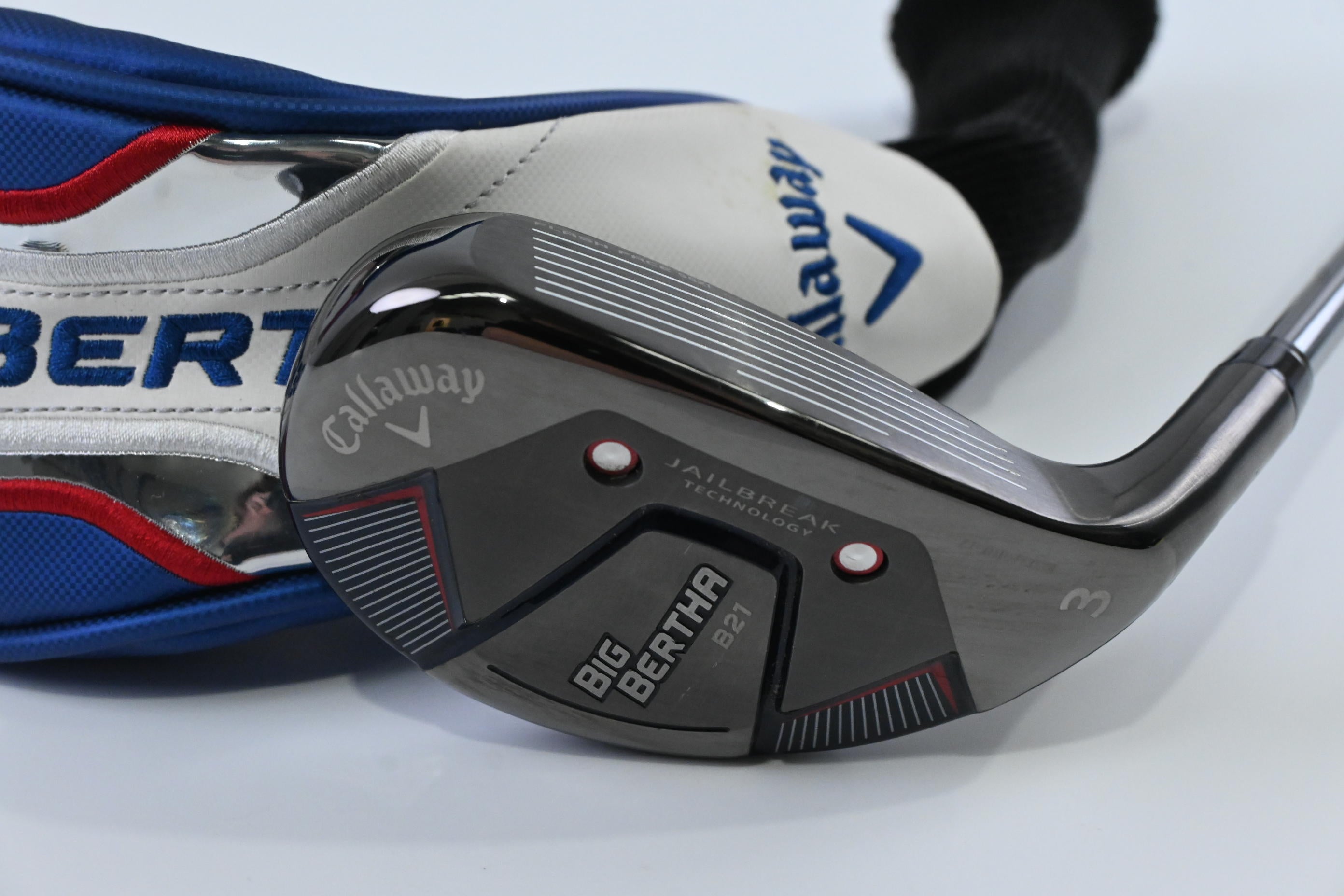 Callaway Big Bertha B21 #3 Hybrid / 19 Degree / Stiff Flex Callaway RCH 65 Shaft