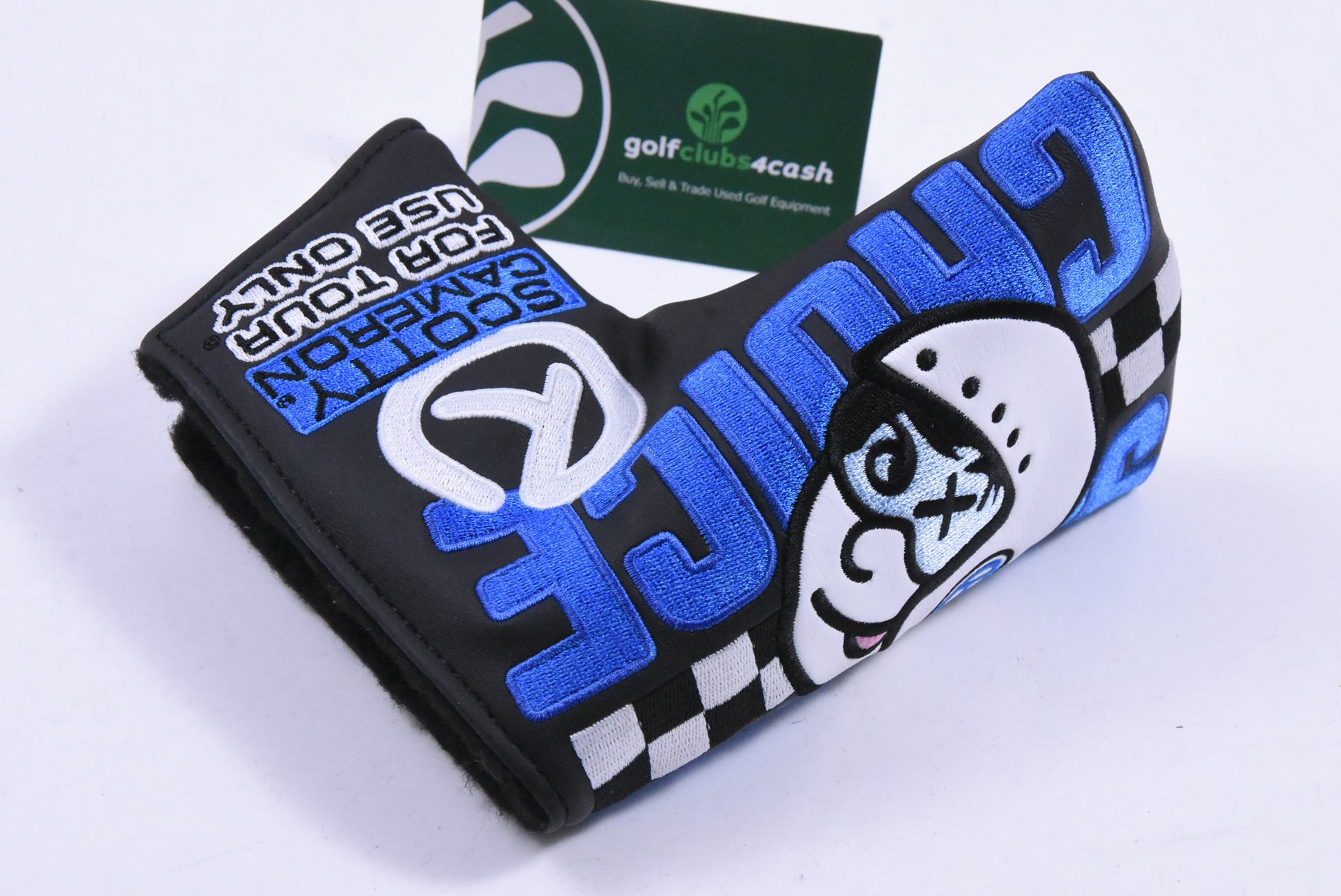 Scotty Cameron Circle T Champs Choice Putter Cover / Mid-Mallet / Black &amp; Blue