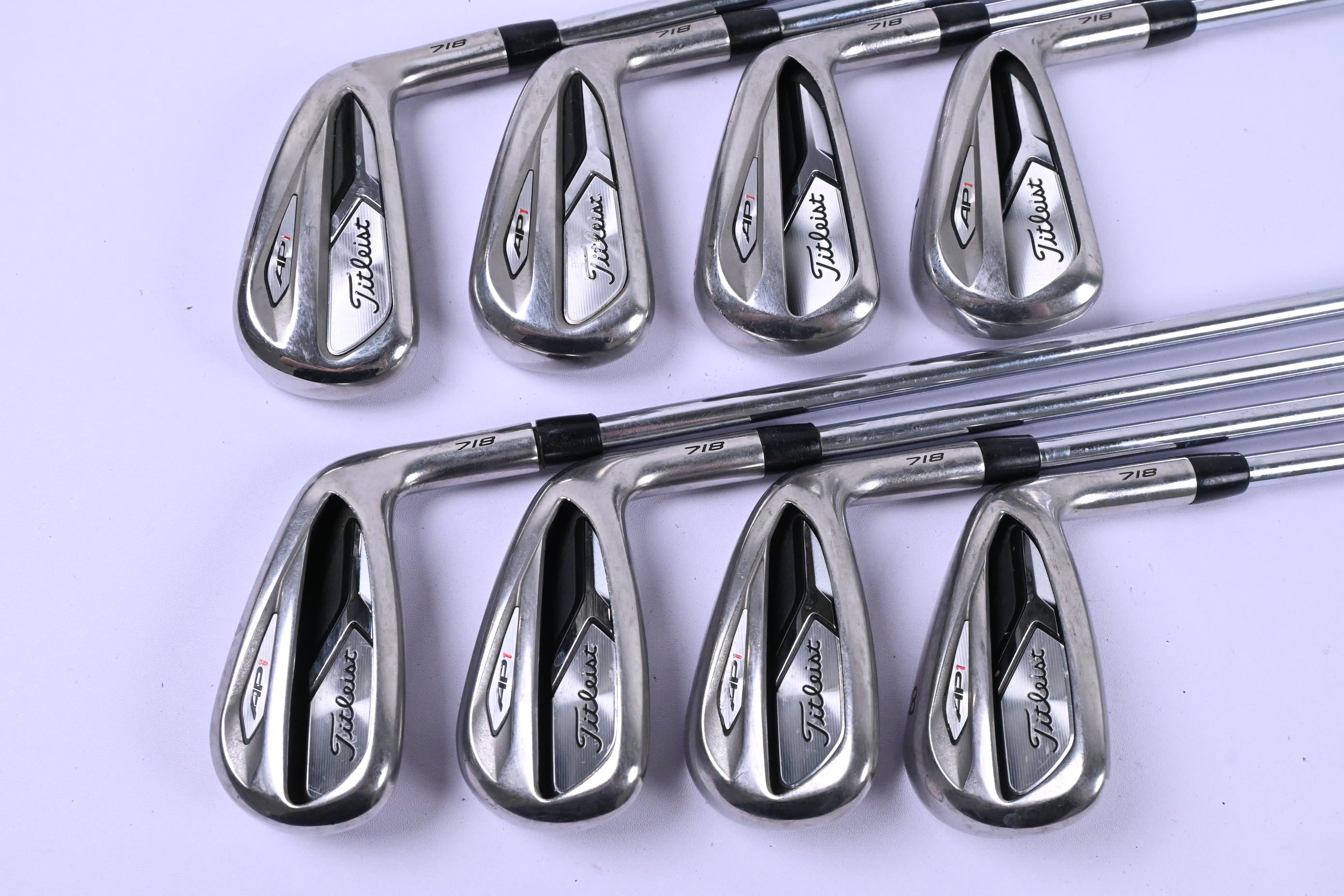 Titleist 718 AP1 Irons / 4-PW+GW / Regular Flex AMT Red Shafts