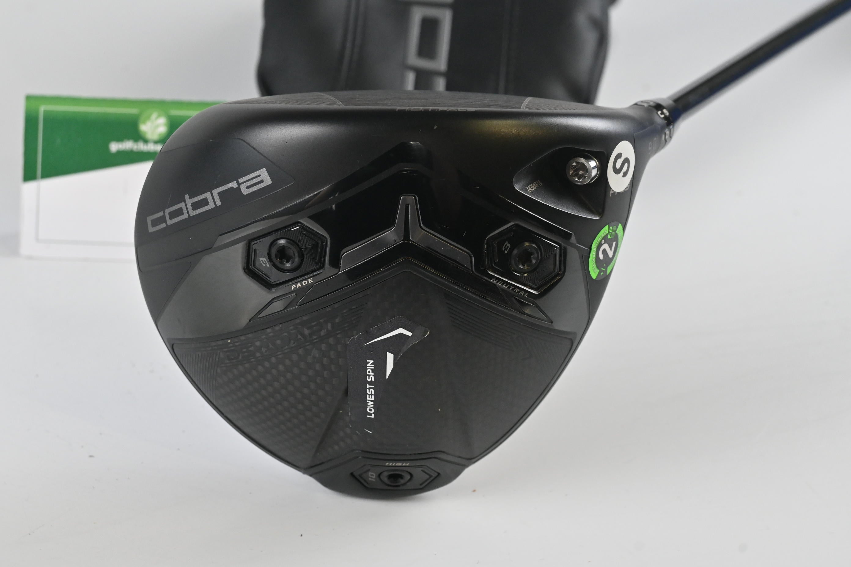 Cobra DS-Adapt LS Driver / 9 Degree / Stiff Flex Denali Black 80 Shaft