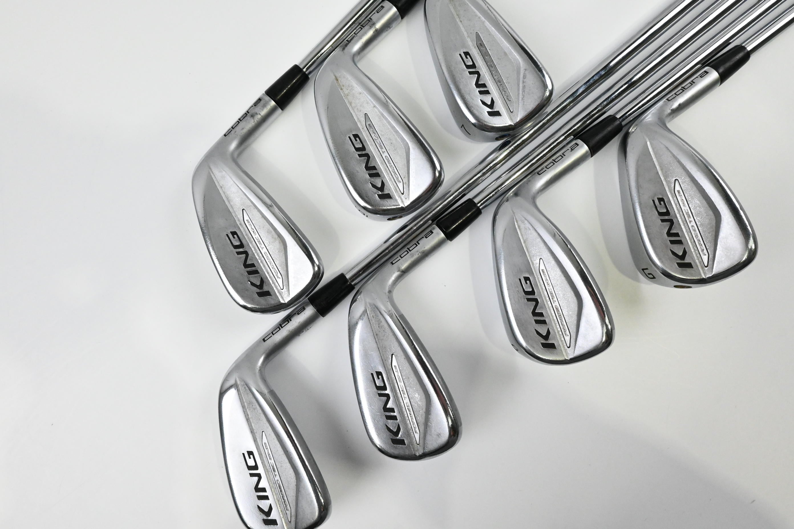 Cobra King Forged Tec 2020 Irons / 5-PW+GW / Stiff Flex KBS $-Taper Lite Shafts