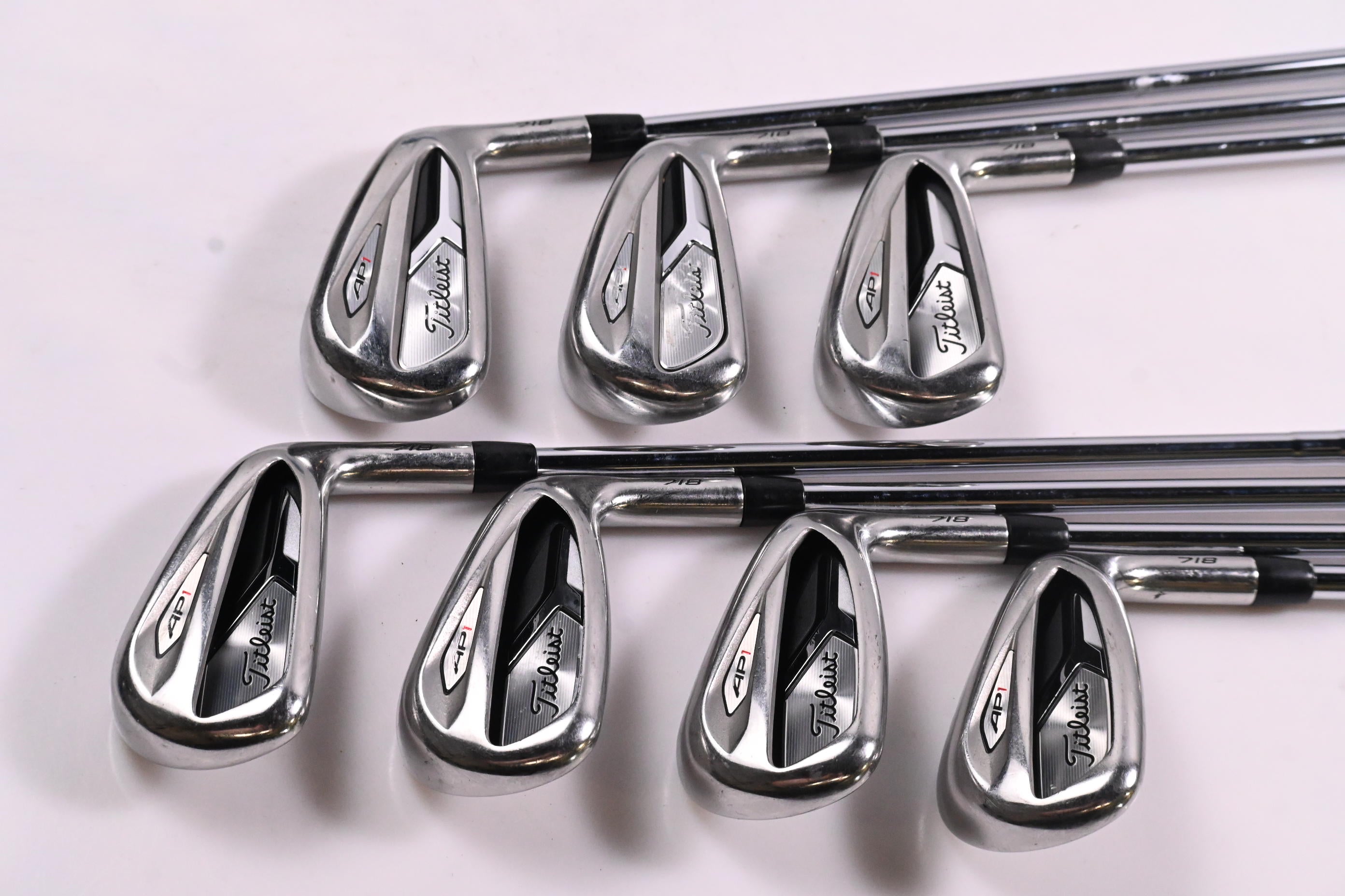 Titleist 718 AP1 Irons / 4-PW / Stiff Flex AMT Red S300 Shafts