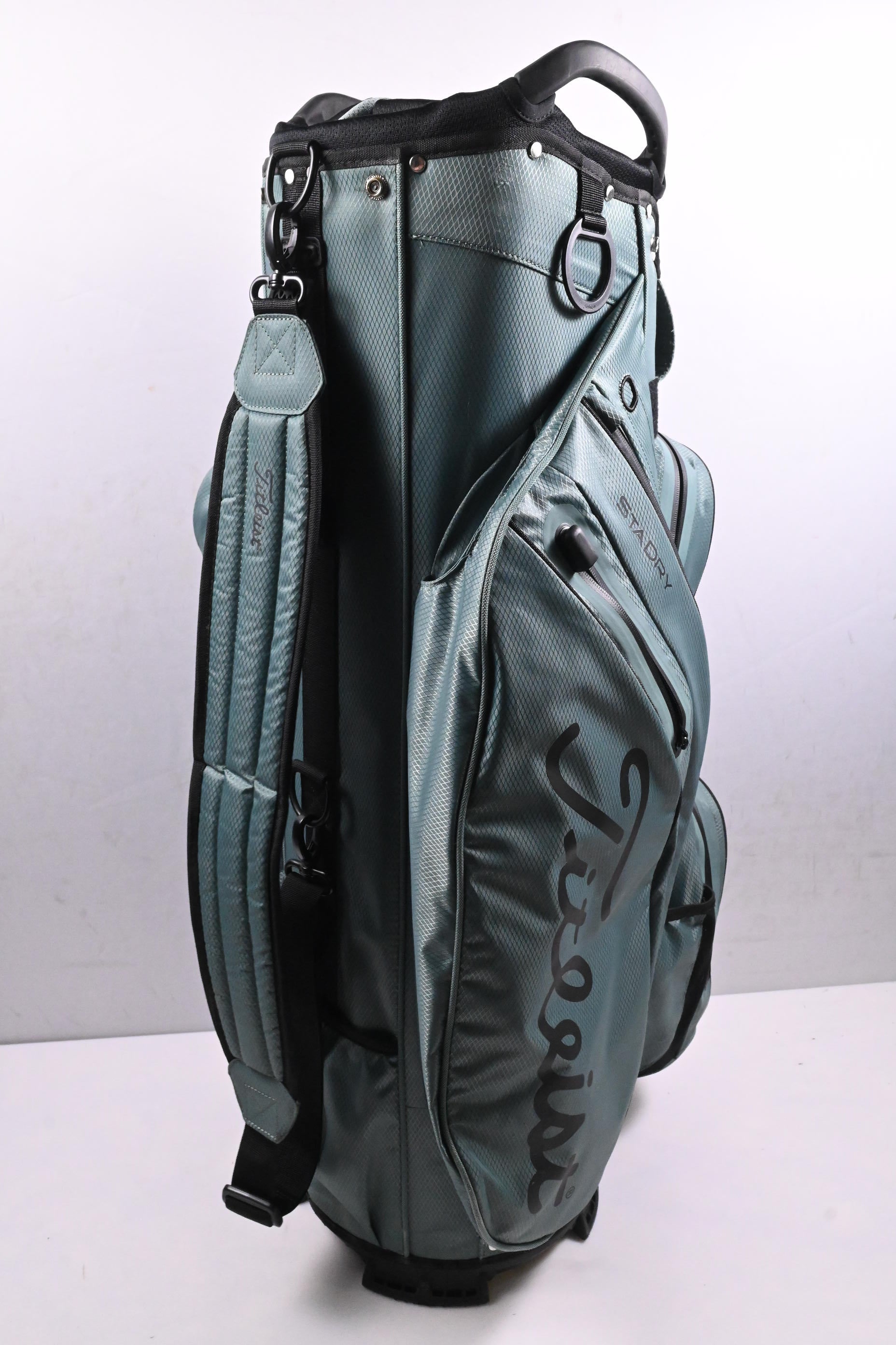Titleist Sta Dry Cart Bag / 14-Way Divider / Green, Black