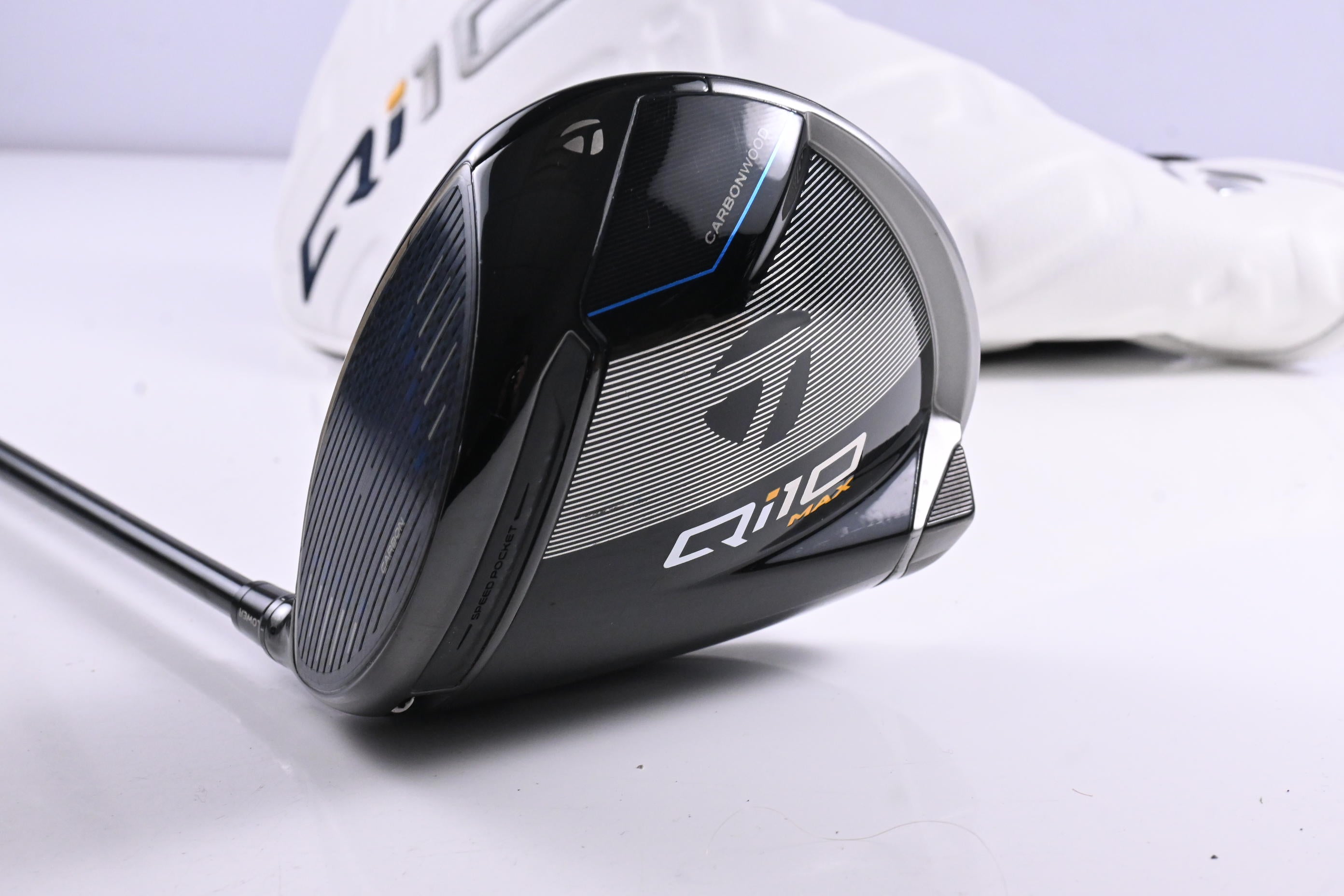 Left Hand Taylormade Qi10 Max Driver / 9 Degree / Stiff Flex Ventus TR Blue 5