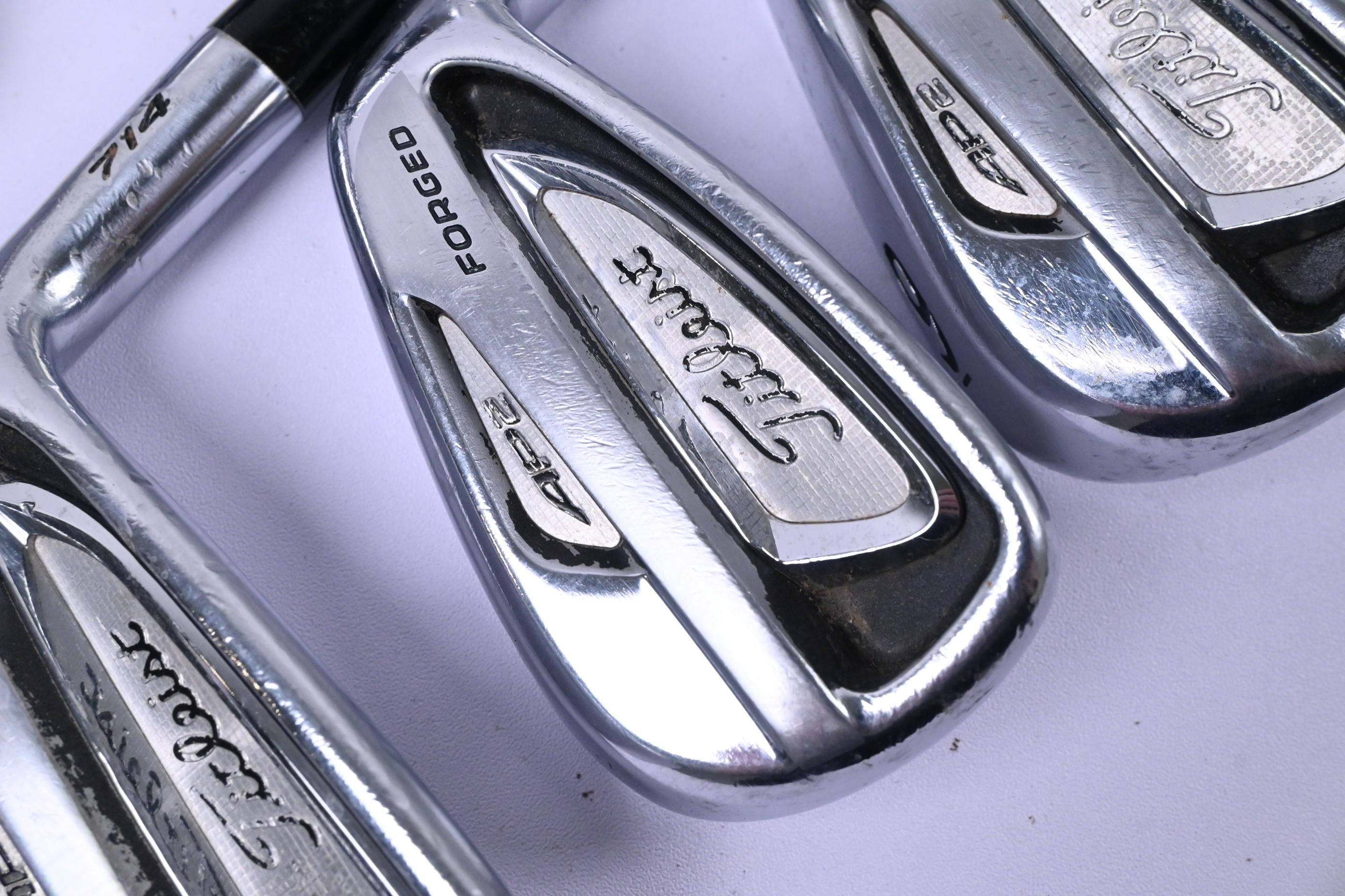 Titleist 714 AP2 Irons / 3-PW / Stiff Flex Project X Rifle Shafts