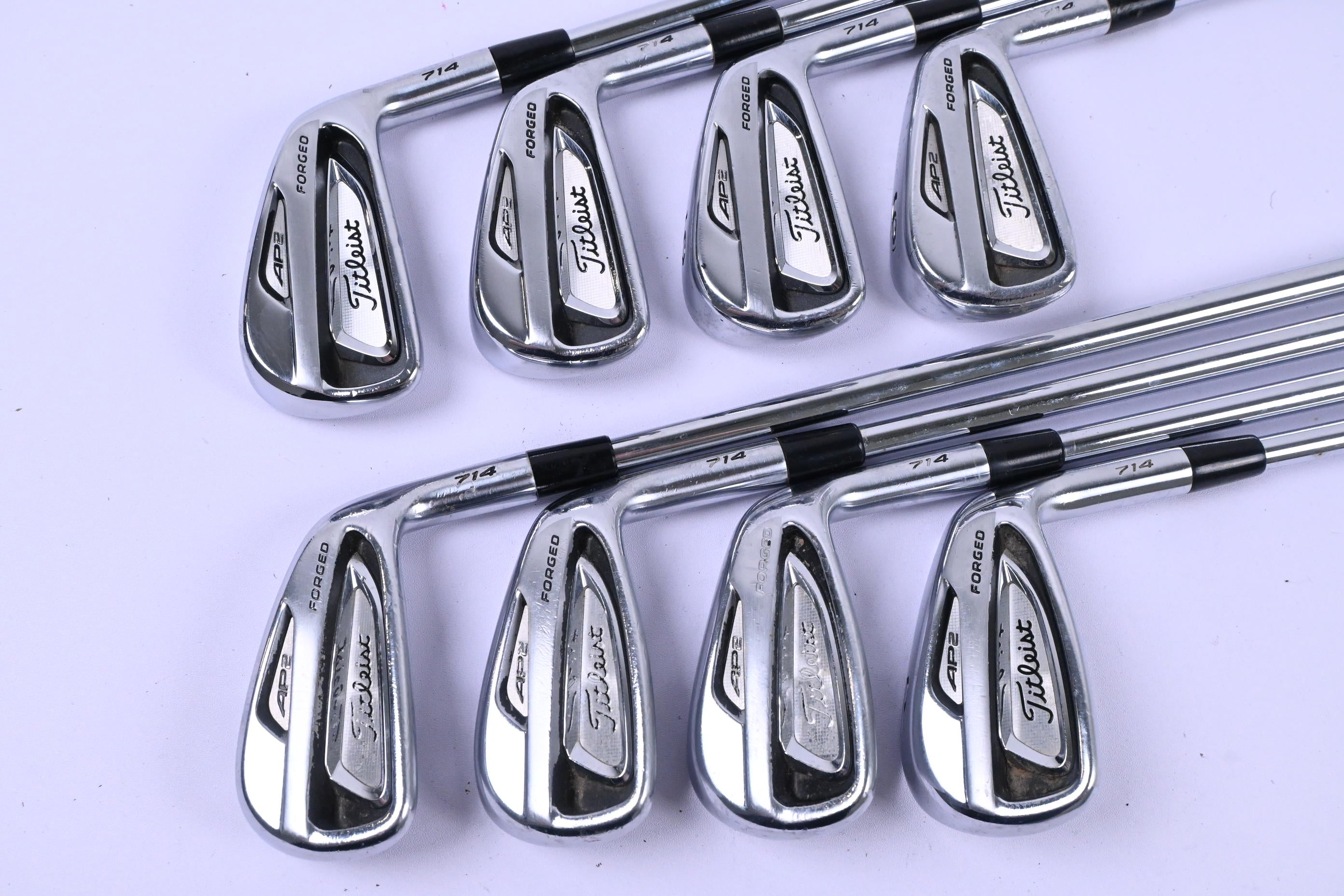 Titleist 714 AP2 Irons / 3-PW / Stiff Flex Project X Rifle Shafts