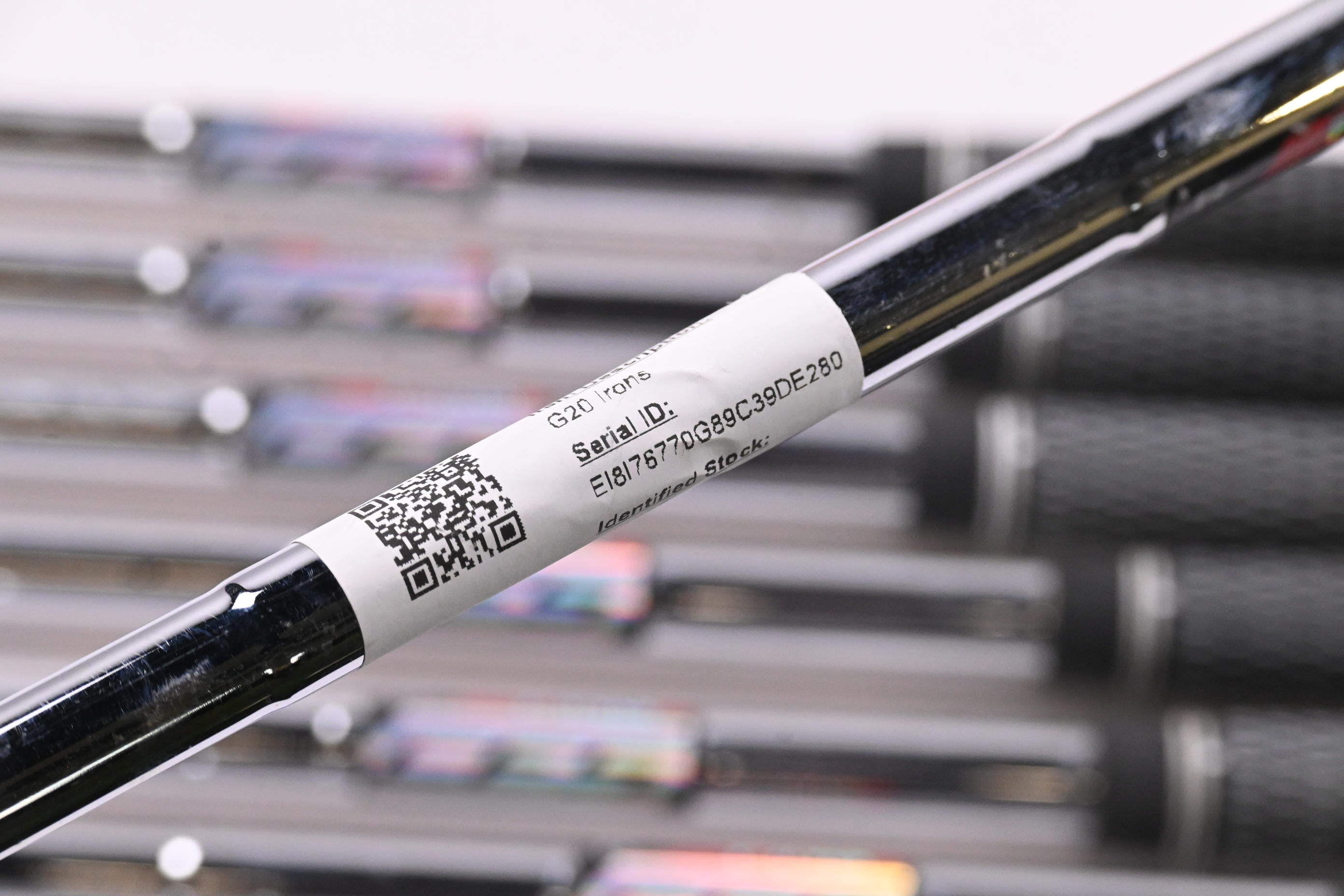 Ping G20 Irons / 4-PW+SW / White Dot / Regular Flex Ping CFS Shafts