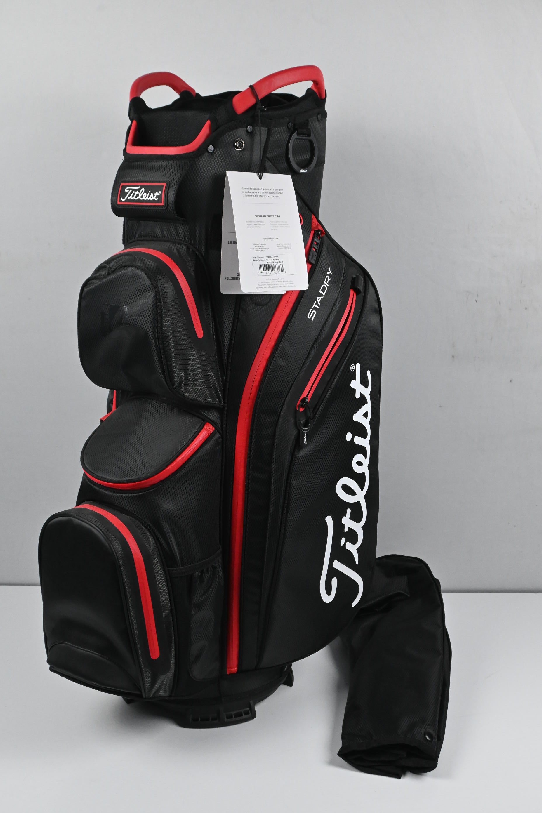 Titleist StaDry Cart Bag / 14-Way Divider / Navy