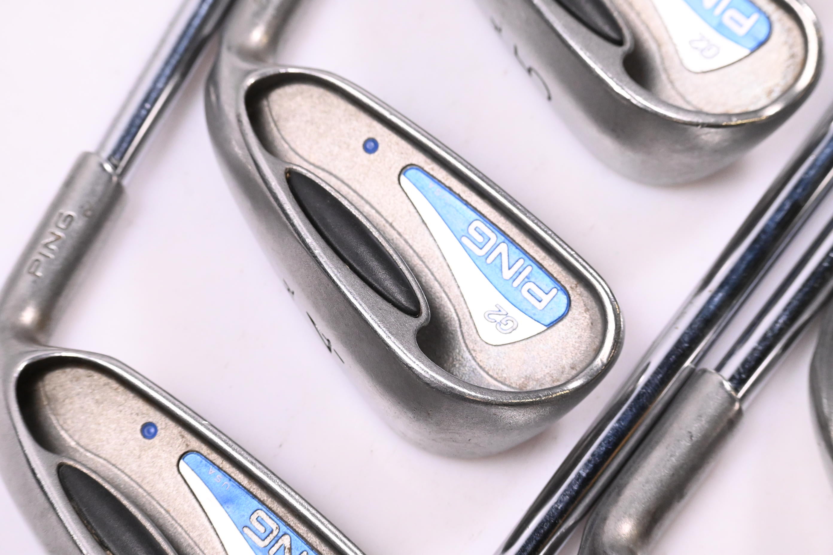 Ping G2 Irons / 3-PW+SW / Blue Dot / Stiff Flex Steel Shafts