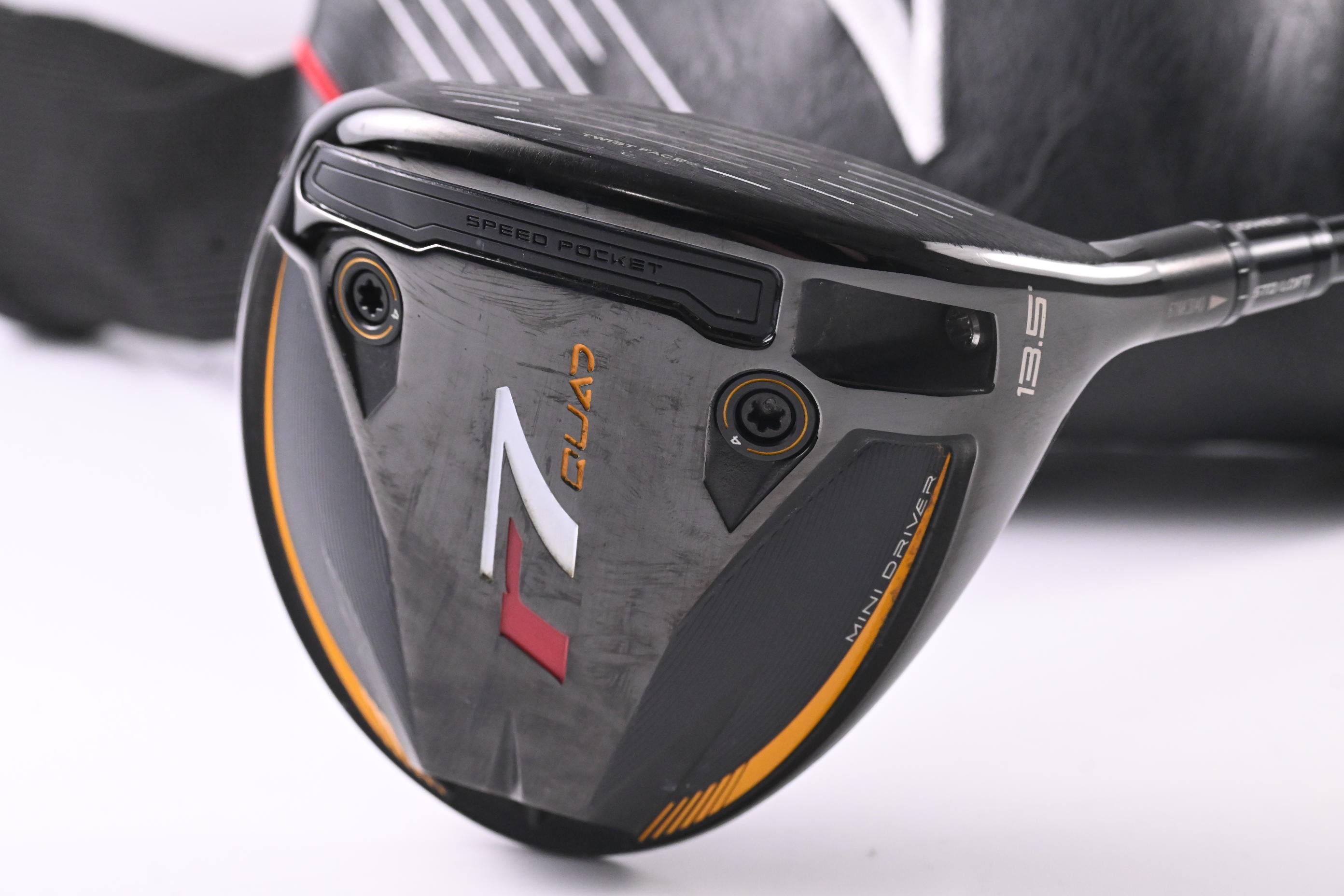 Taylormade R7 Quad Mini Driver / 13.5 Degree / Stiff Flex Fujikura Speeder 6