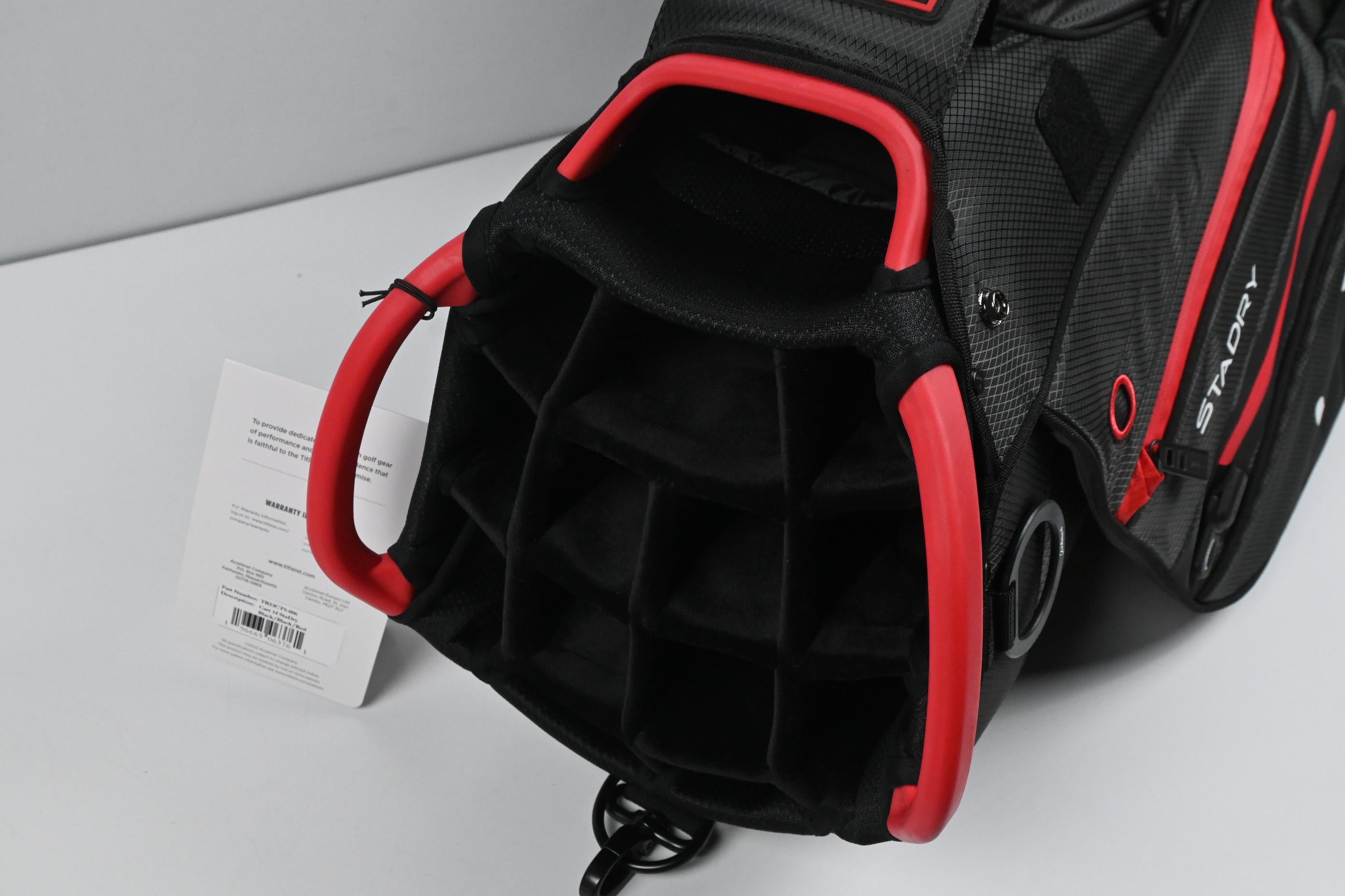 Titleist StaDry Cart Bag / 14-Way Divider / Navy