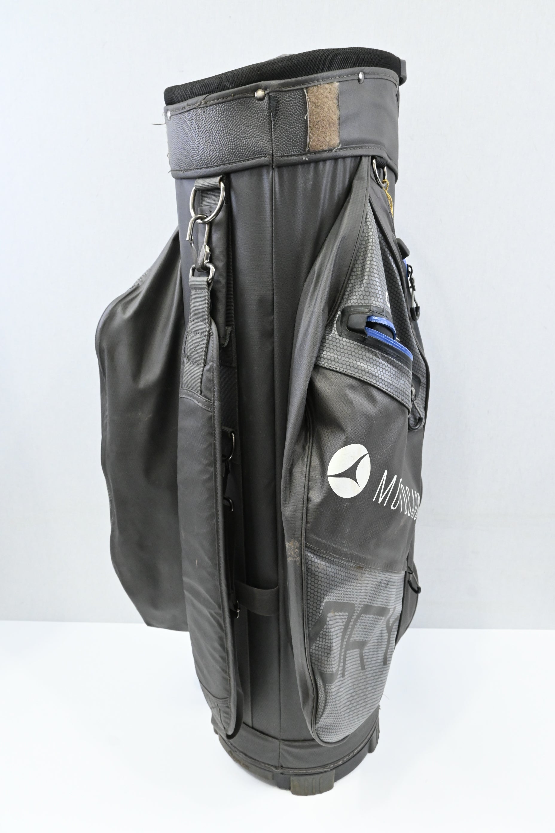 Motocaddy Dry Series Cart Bag / 14-Way Divider / Grey, Black, Blue