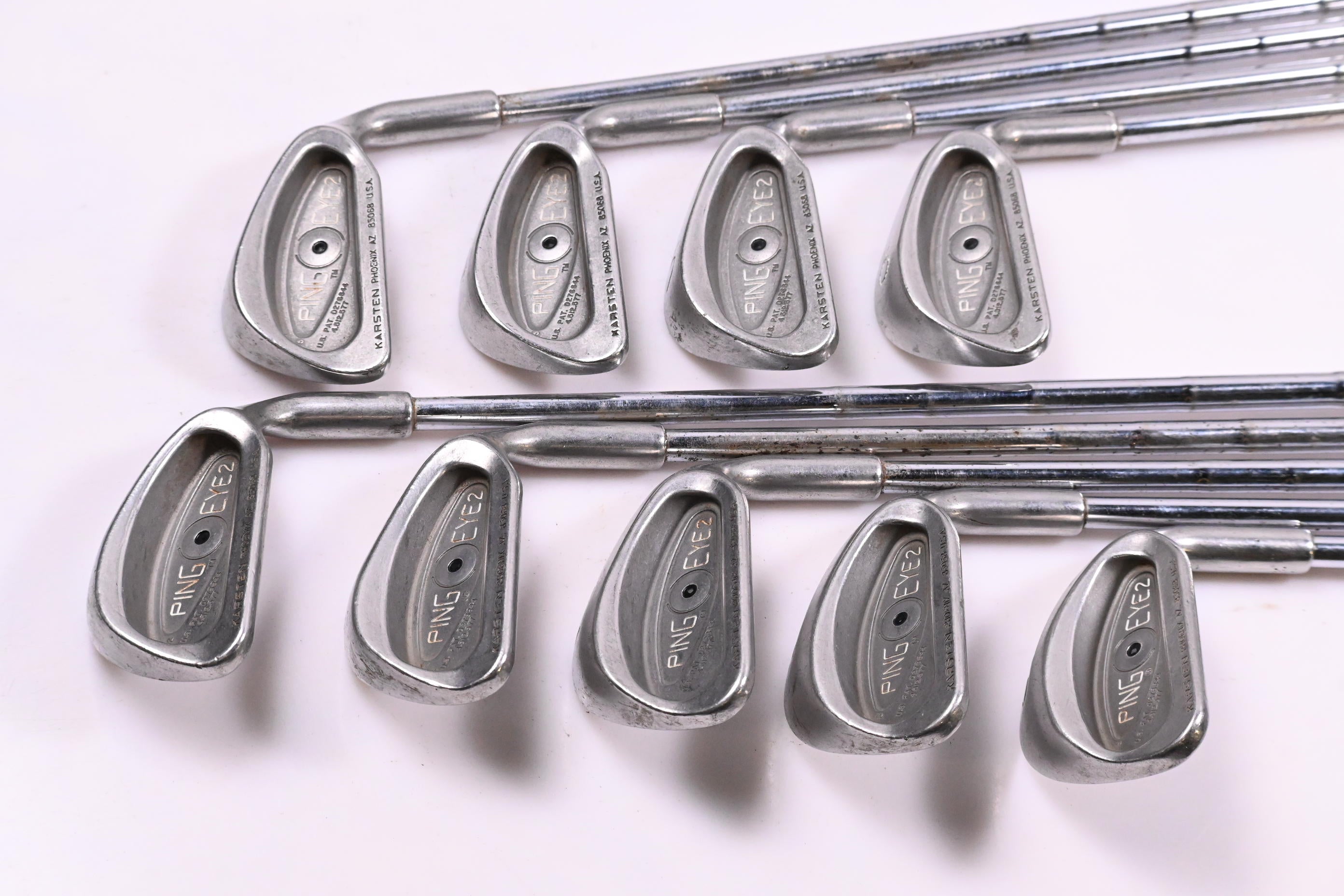 Ping Eye 2 Irons / 3-PW+SW / Black Dot / Stiff Flex Ping Karsten Shafts