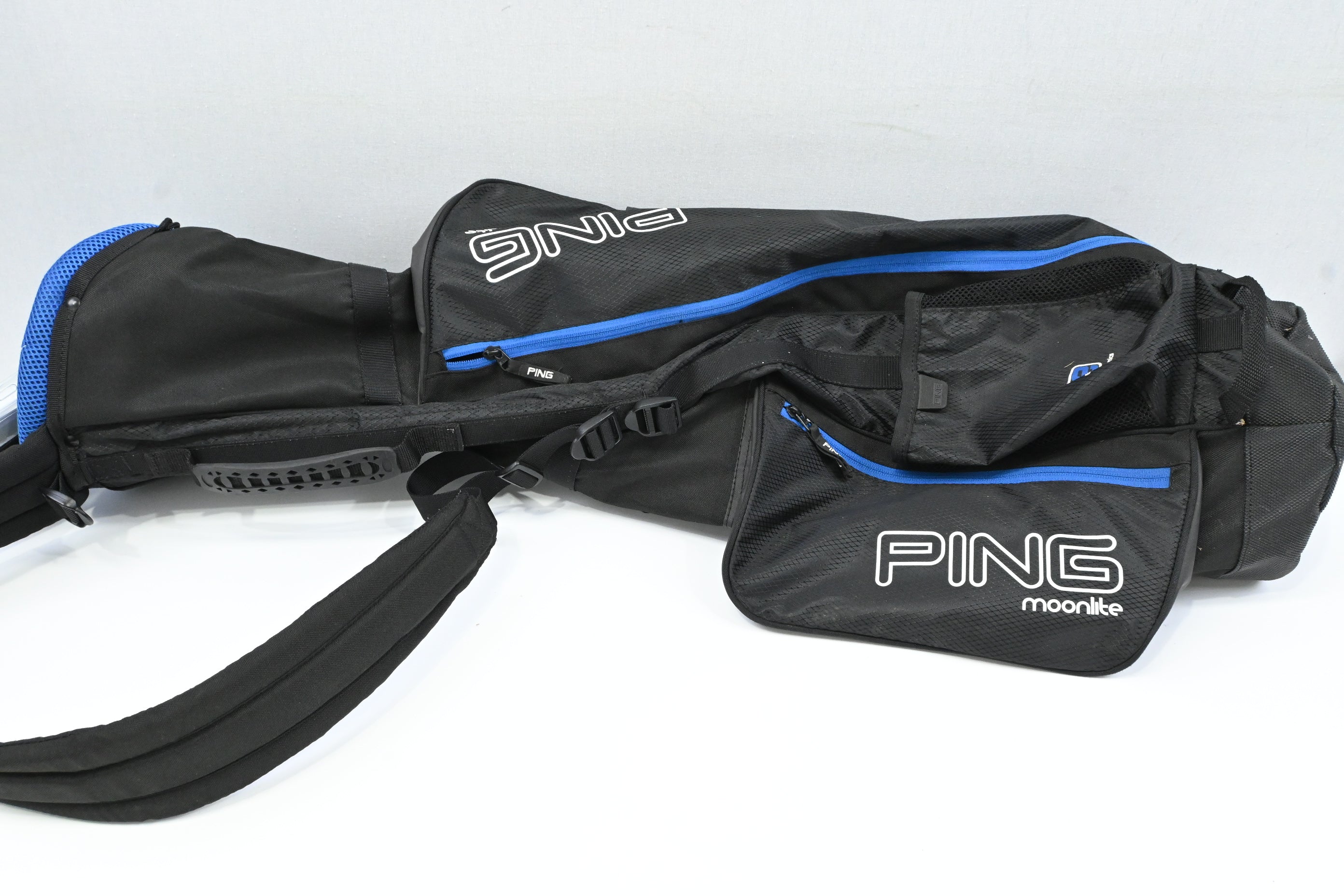 Ping Moonlite Pencil Bag / 2-Way Divider / Black, Blue