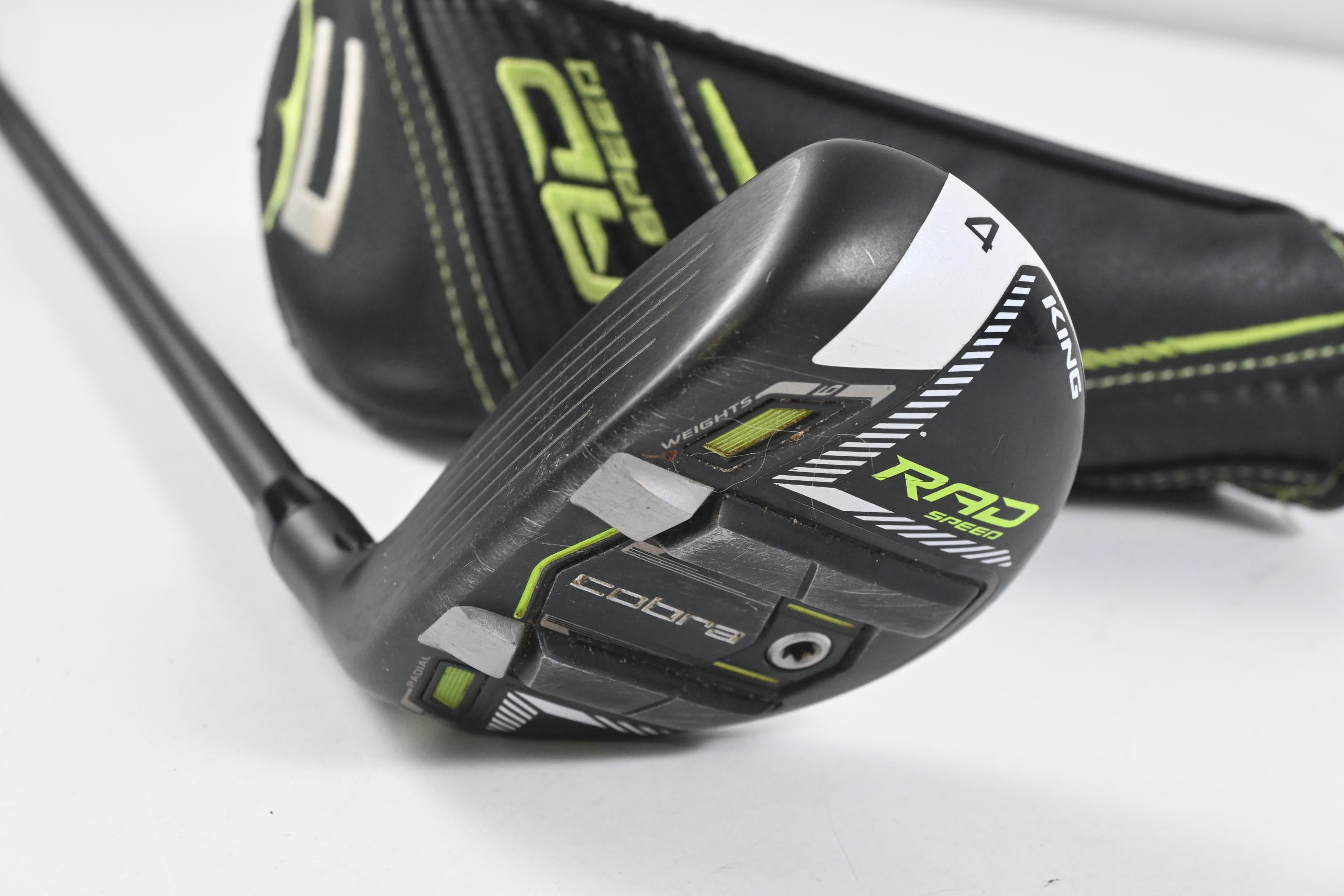 Left Hand Cobra King Radspeed #4 Hybrid / 21 Degree / Regular Flex MMT Black 70