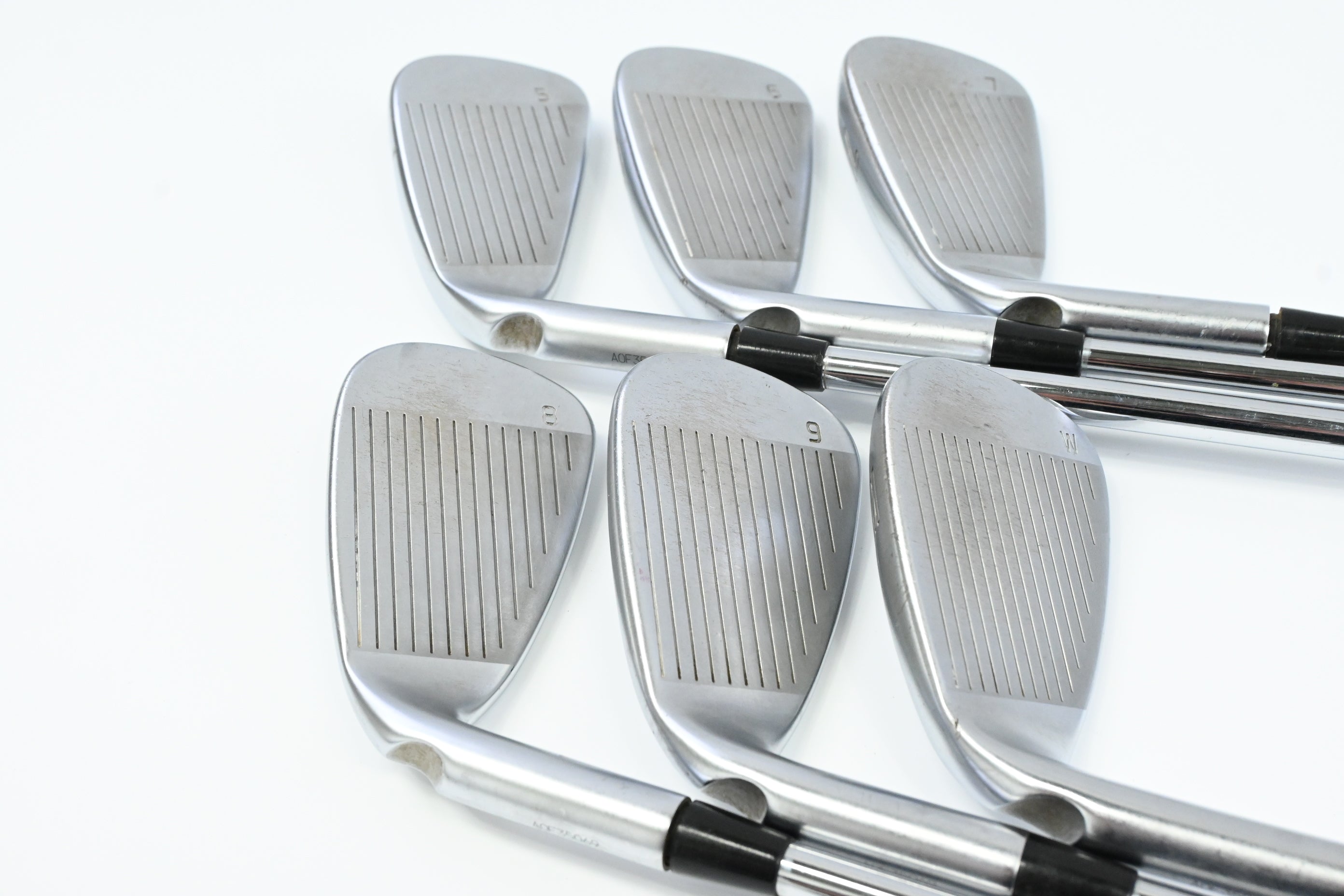 Ping G410 Irons / 5-PW / Black Dot / Regular Flex Ping AWT 2.0 Shafts