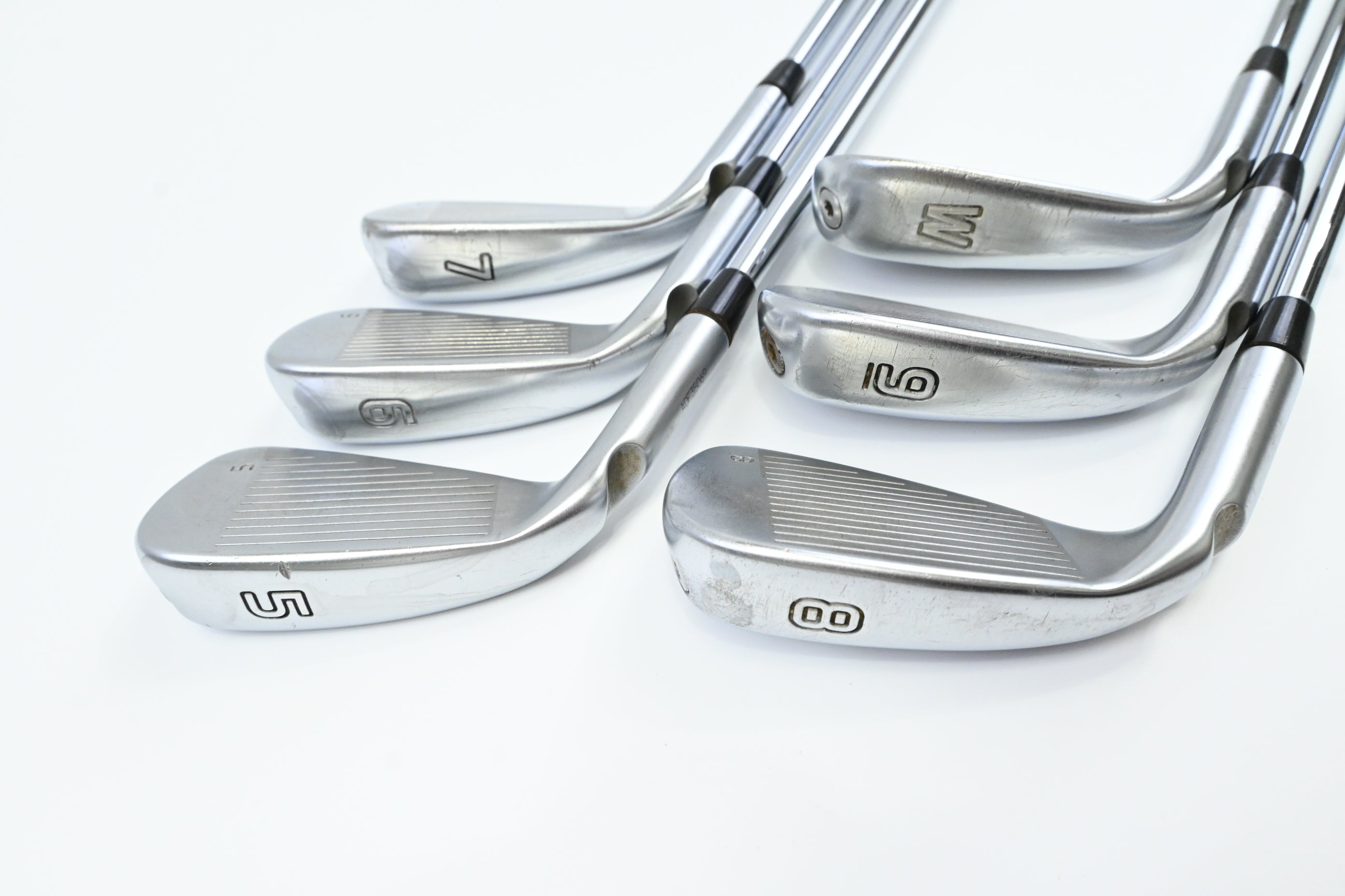 Ping G410 Irons / 5-PW / Black Dot / Regular Flex Ping AWT 2.0 Shafts