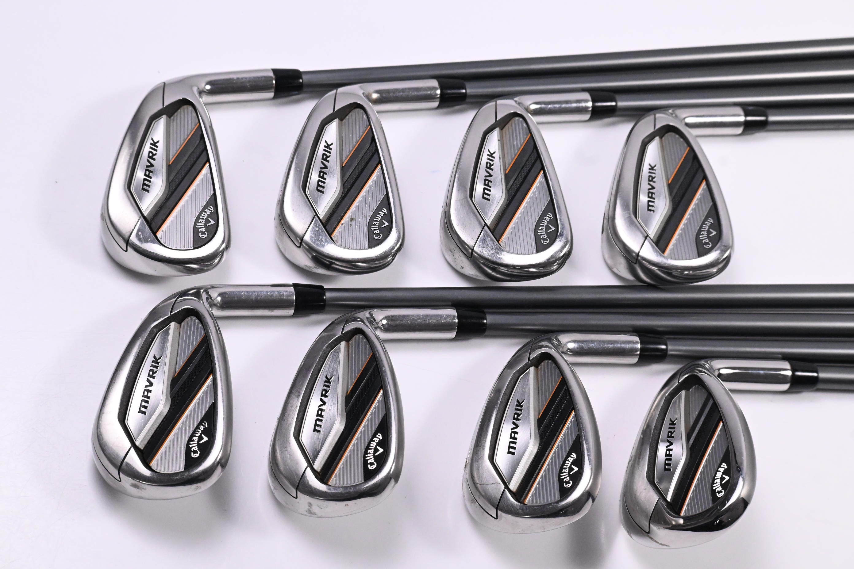 Callaway Mavrik Irons / 5-PW+GW+SW / Regular Flex Catalyst 65 Shafts