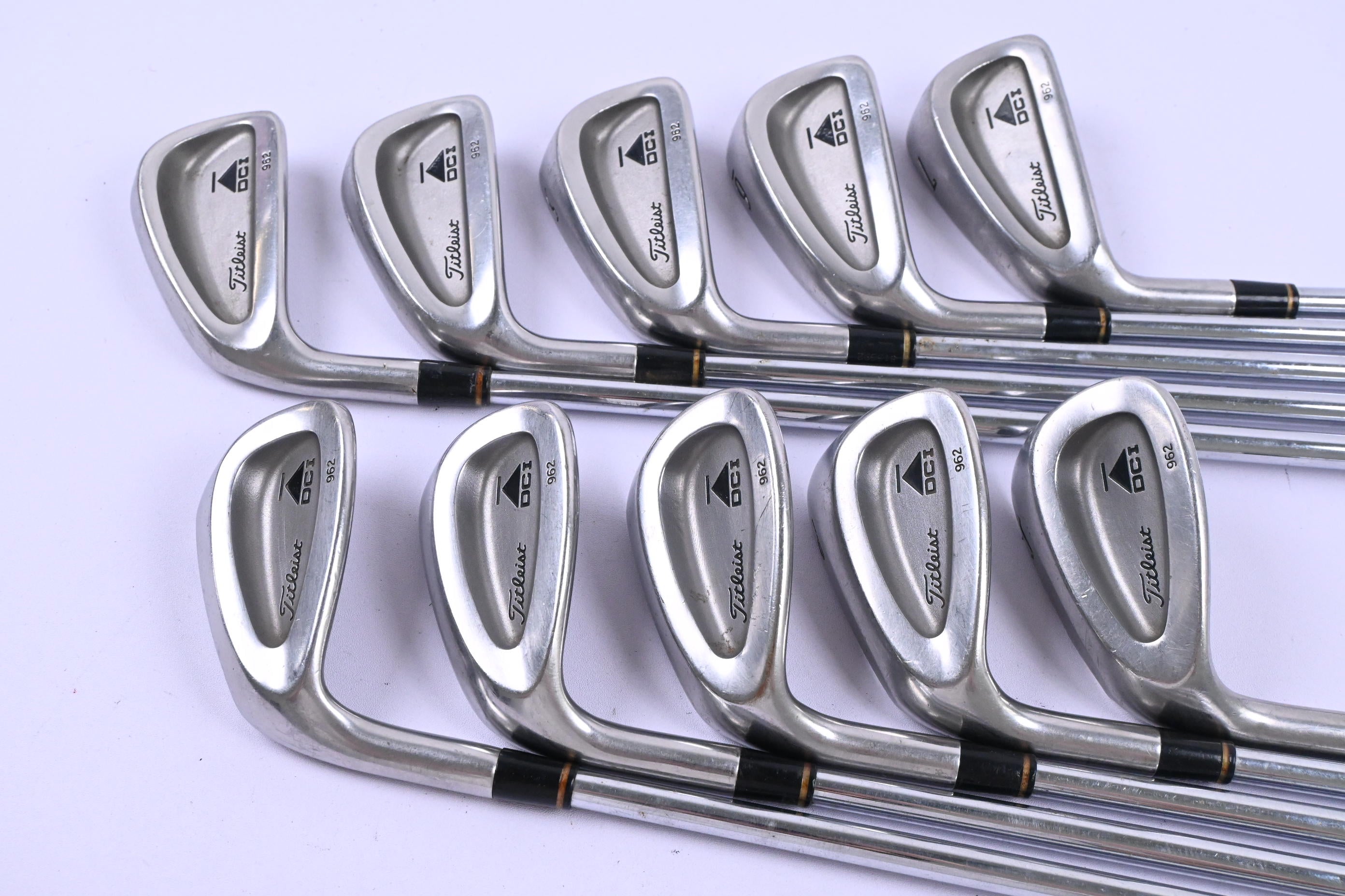 Left Hand Titleist DCI 962 Irons / 3-PW+GW+SW / X-Flex Dynamic Gold X100
