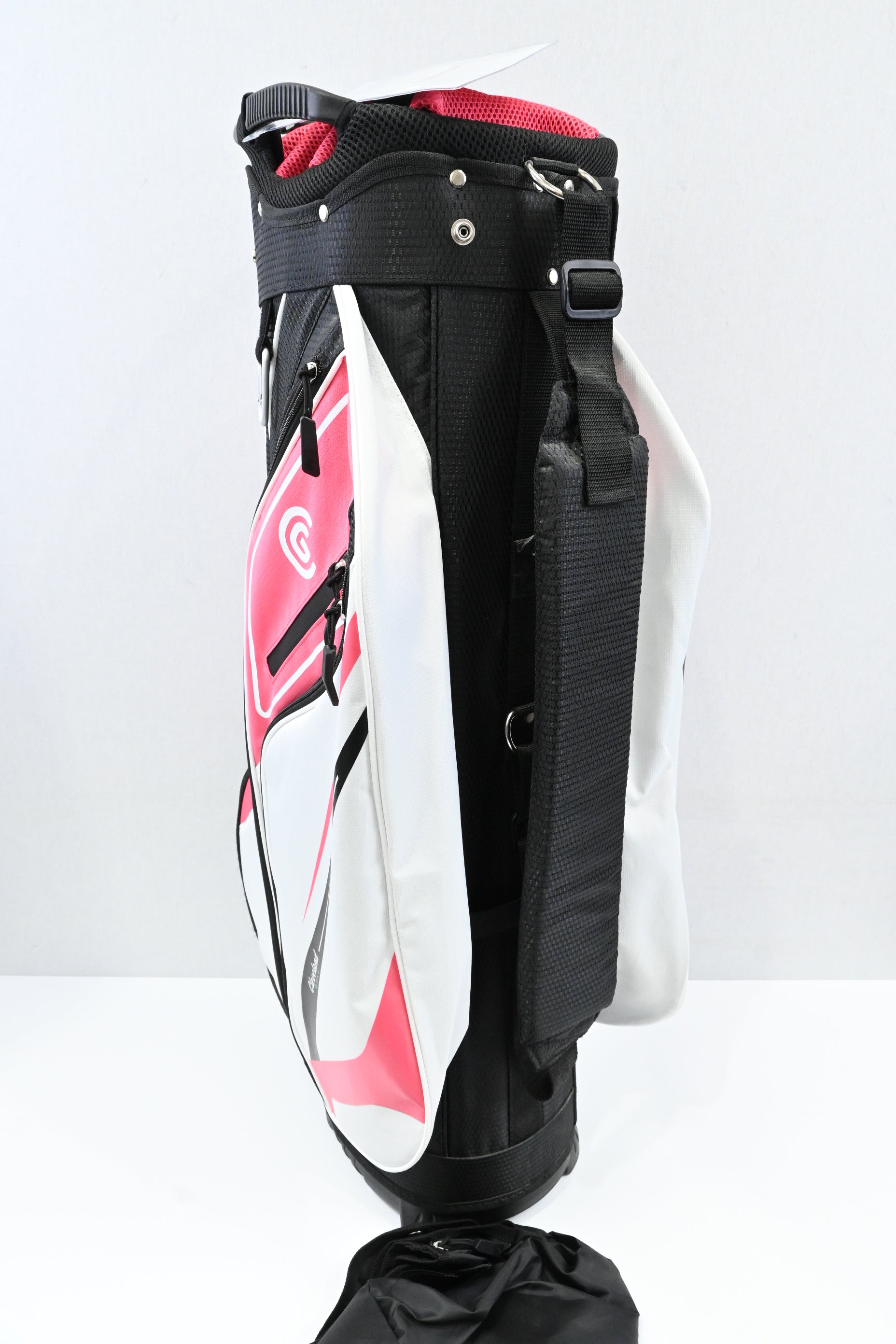 Cleveland Cart Bag / 14-Way Divider / Black, White, Pink