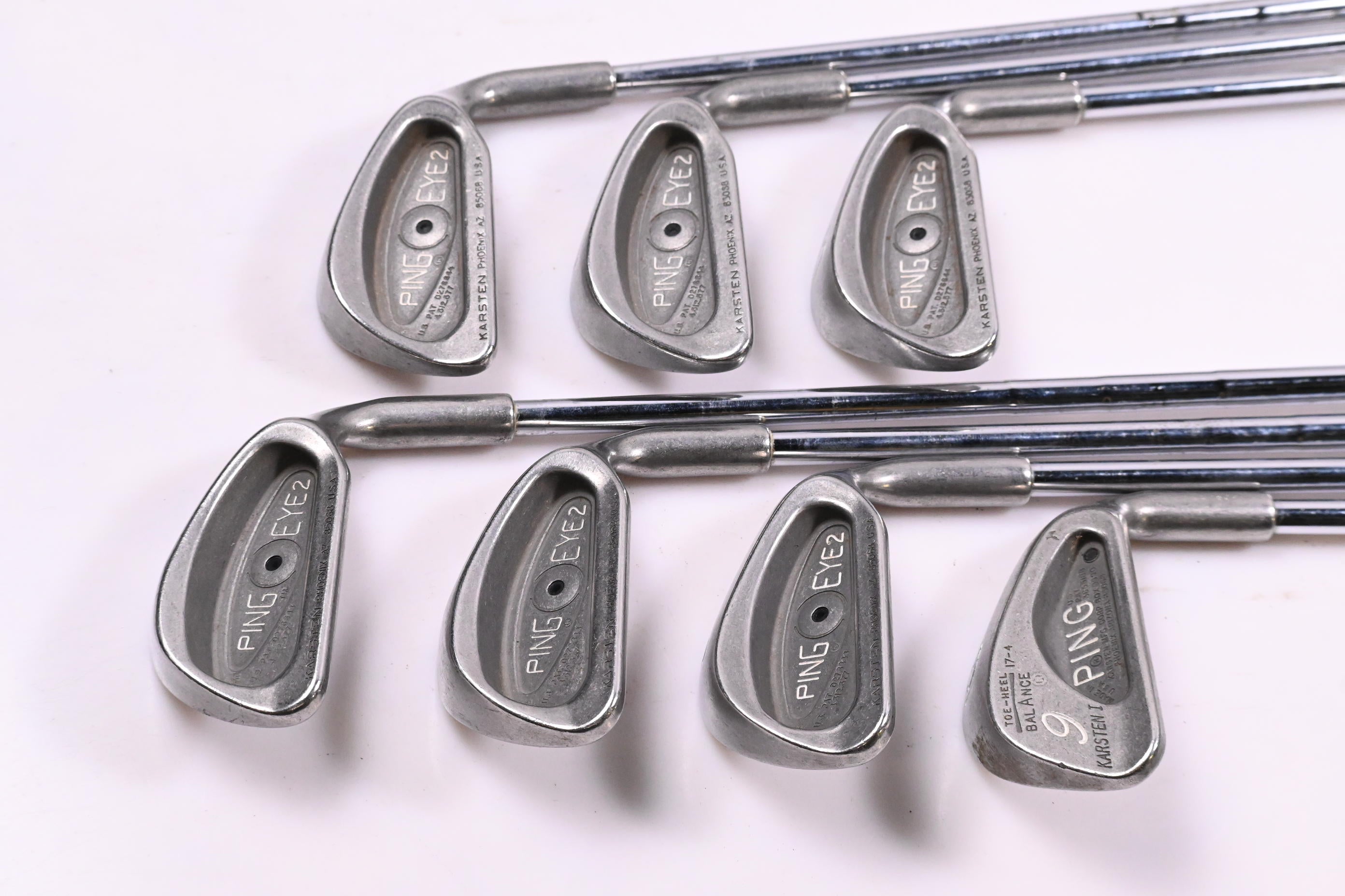 Ping Eye 2 Irons / 3-9I / Black Dot / Stiff Flex Ping Karsten Steel Shafts