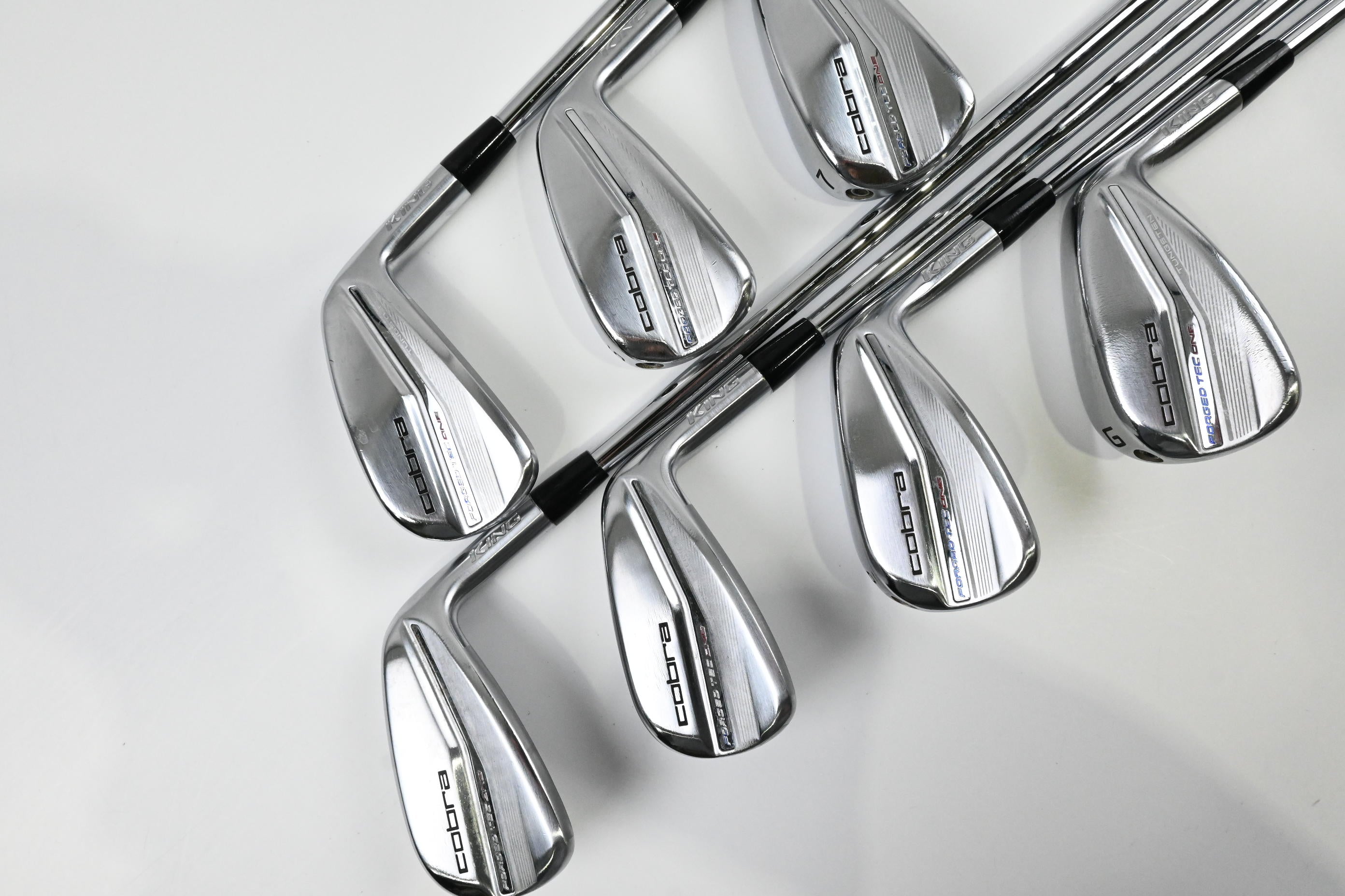 Cobra Forged Tec 2022 Irons / 5-PW+GW / Stiff Flex KBS $-Taper Lite Shafts
