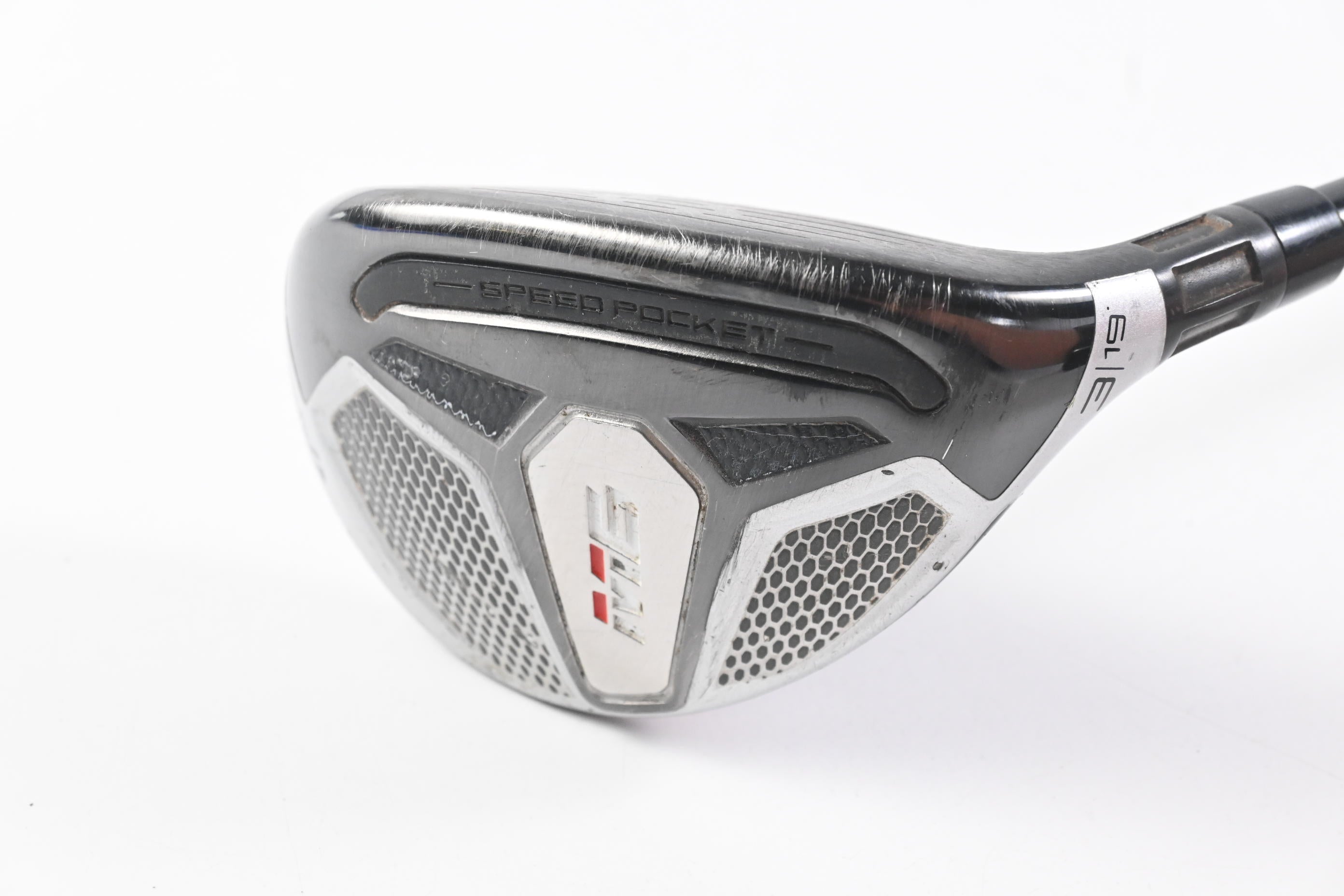 Taylormade M6 #3 Hybrid / 19 Degree / Stiff Flex Fujikura Atmos Red 7 Shaft