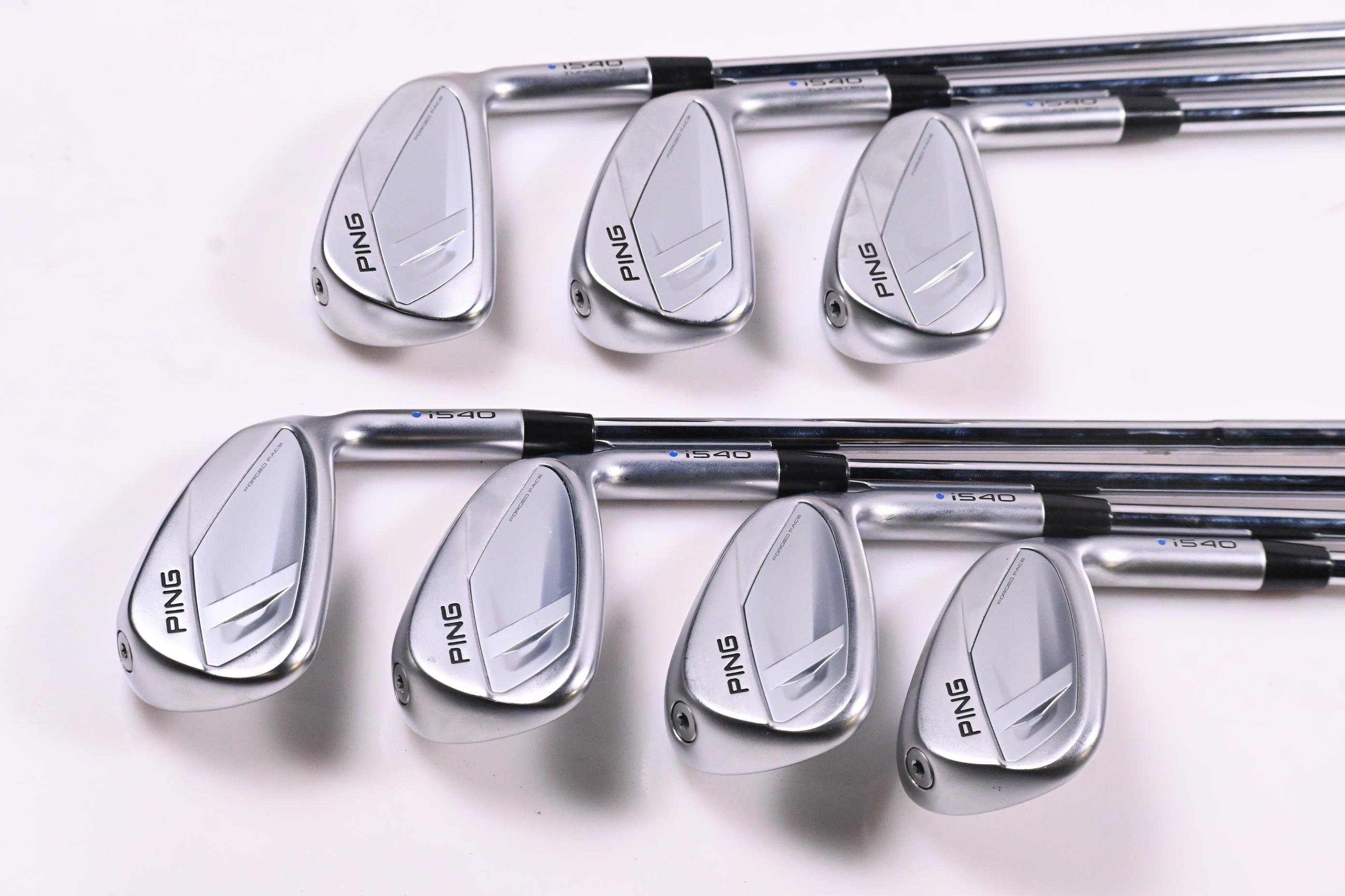 Ping i540 Irons / 5-PW+GW / Blue Dot / Regular Flex Dynamic Gold Mid 100 Shafts