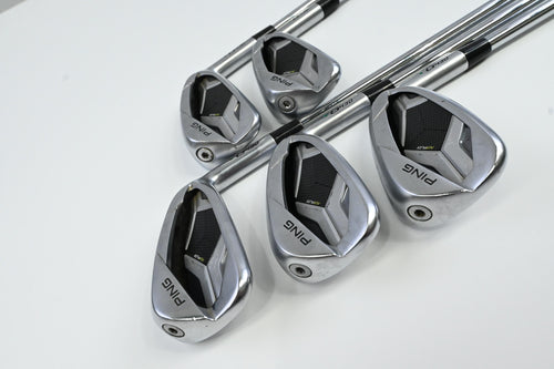 Ping G430 Irons / 5-9 / Green Dot / Regular Flex Ping AWT 2.0 Shafts