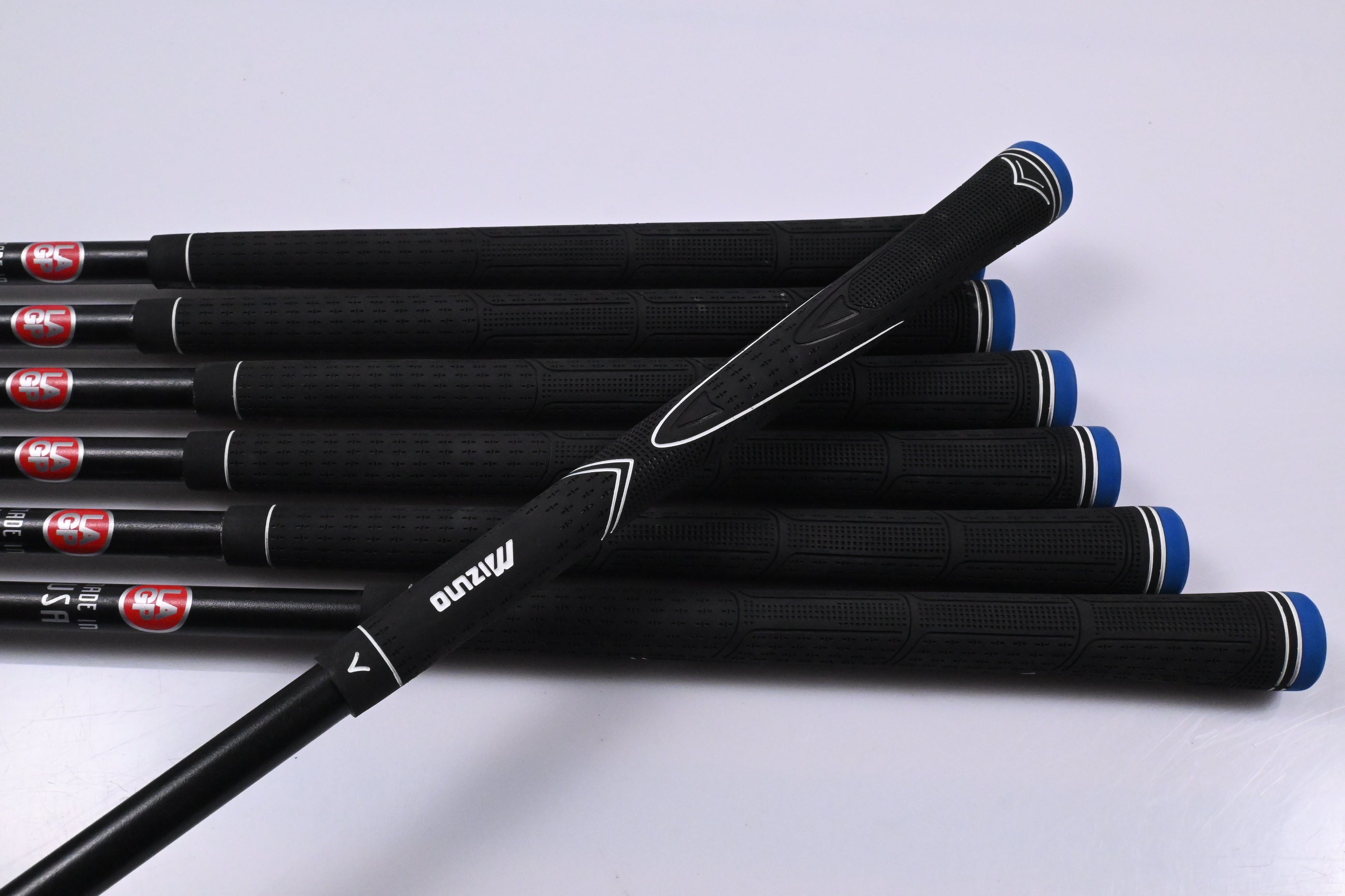 Mizuno Pro 225 Irons / 5-PW+GW / Stiff Flex LA Golf A-Series High 65 Shafts