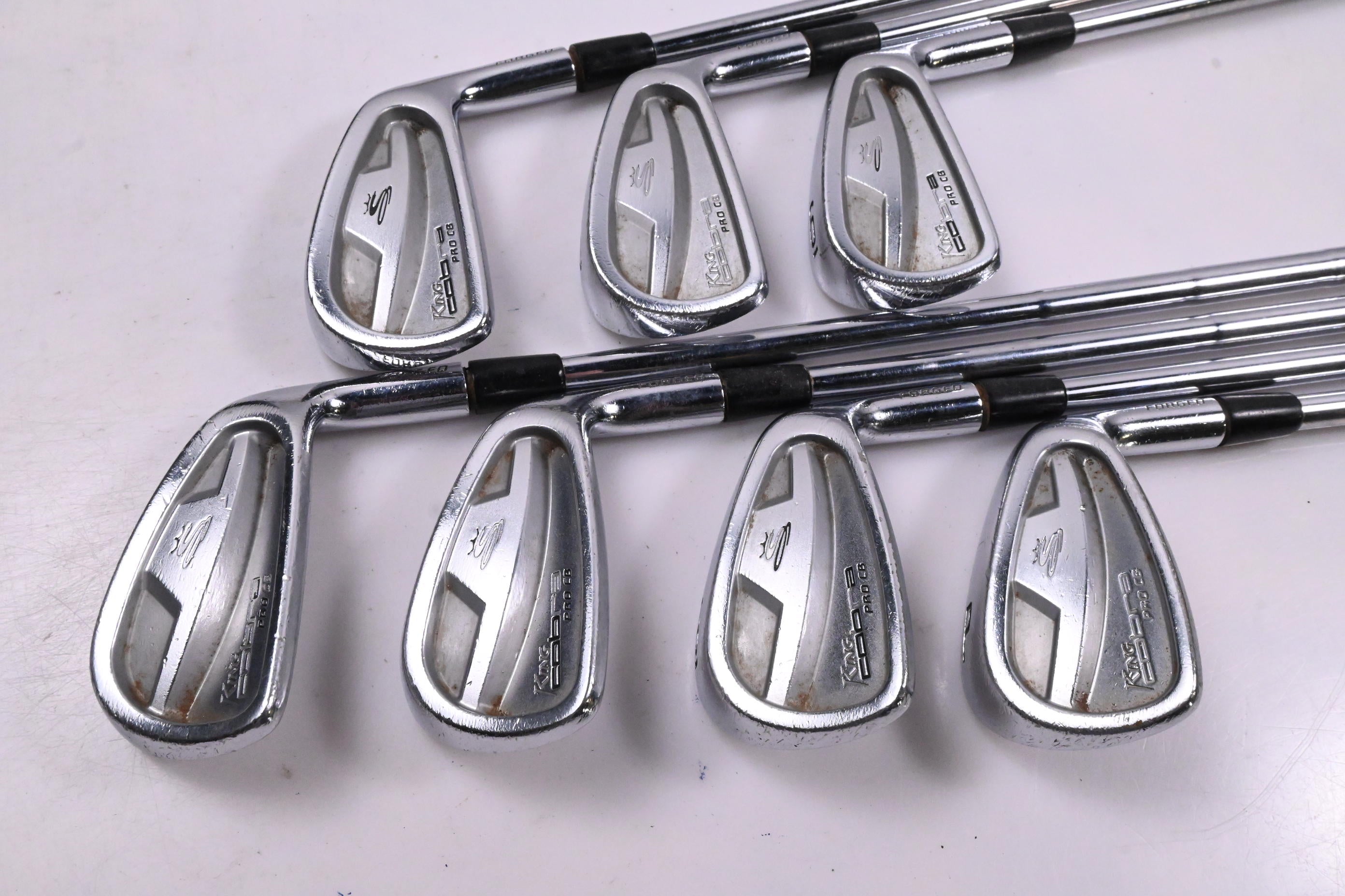 King Cobra Pro CB Irons / 4-PW / Stiff Flex Steel Shafts