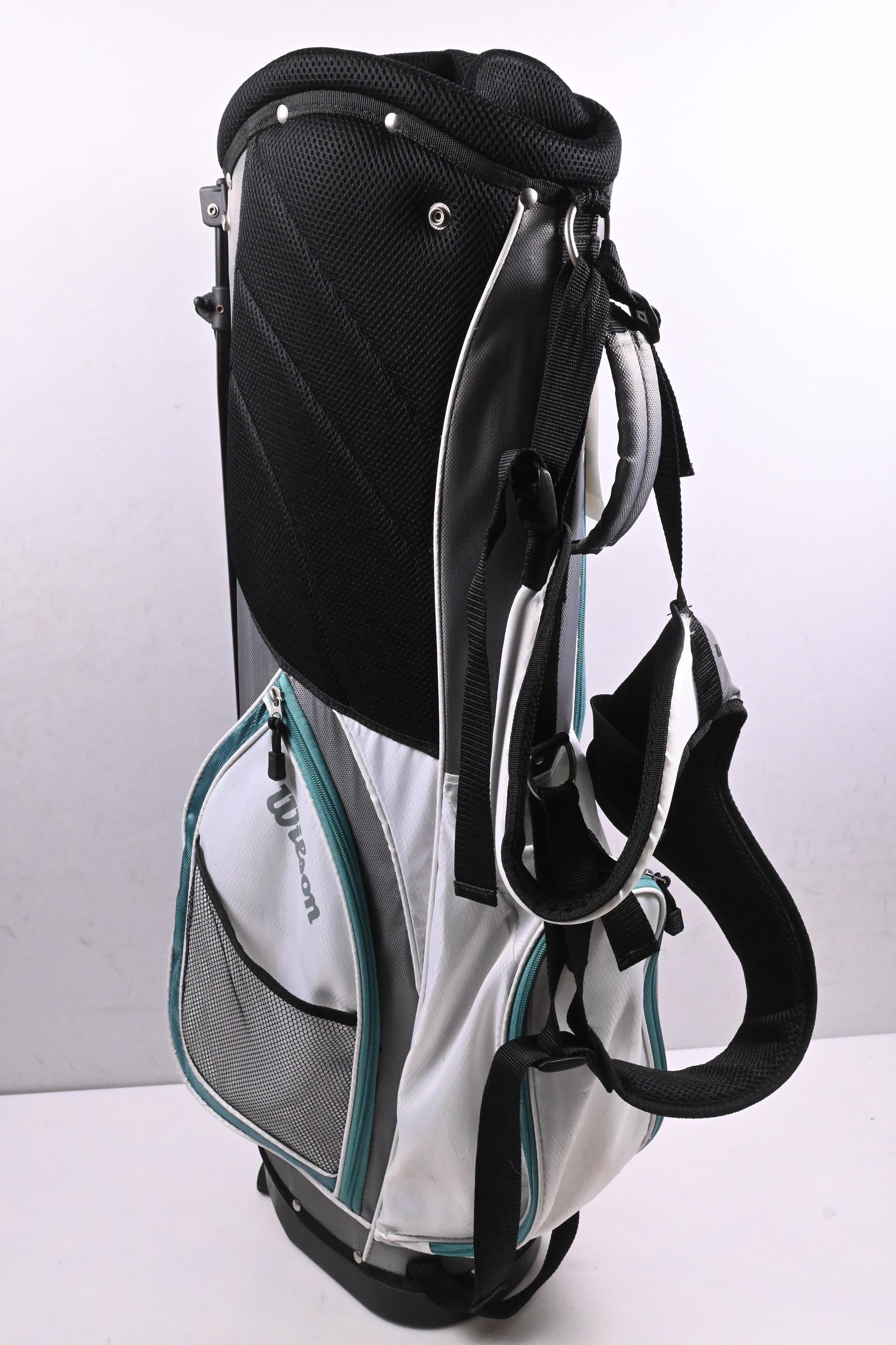 Wilson Stand Bag / 6-Way Divider / White, Green , Grey