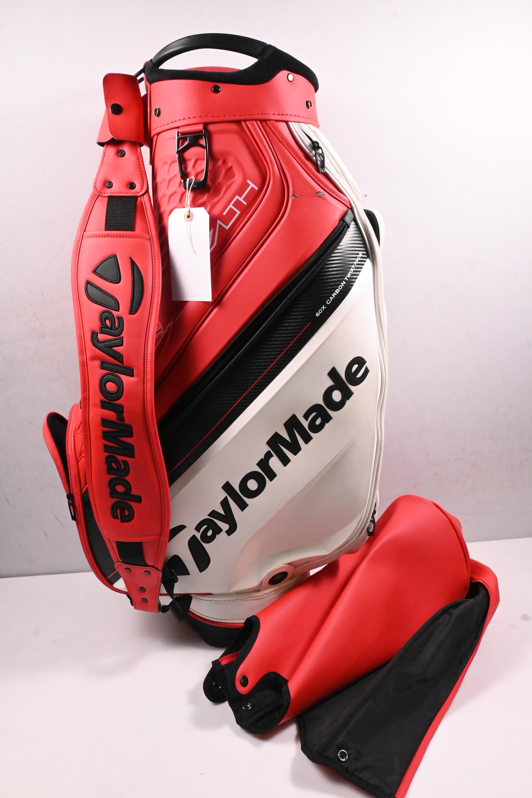 Taylormade Stealth 2 Tour Bag / 6-Way Divider / Red, White
