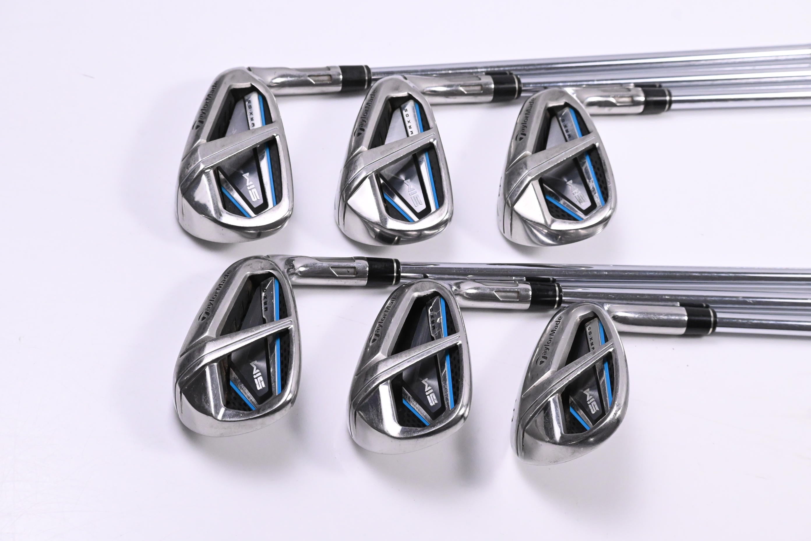 Taylormade SIM Max OS Irons / 6-PW-SW / Regular Flex N.S.Pro GH Shafts