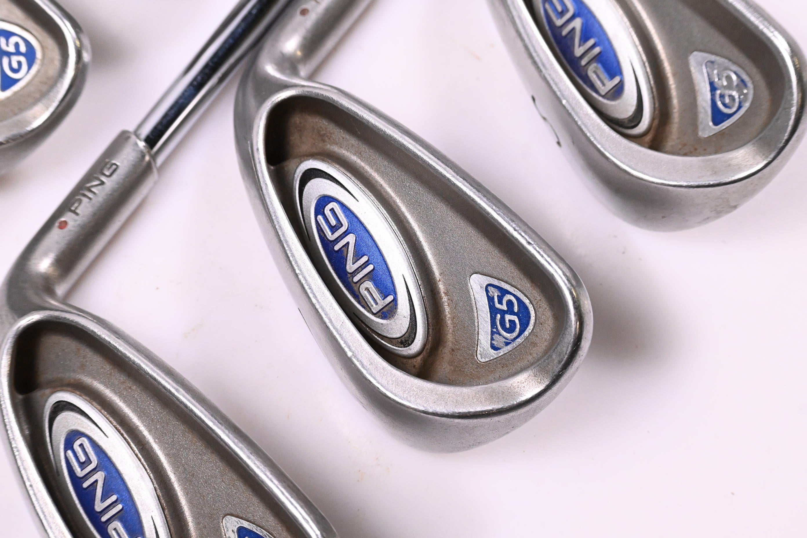 Ping G5 Irons / 7-PW+SW / Red Dot / Regular Flex Steel Shafts