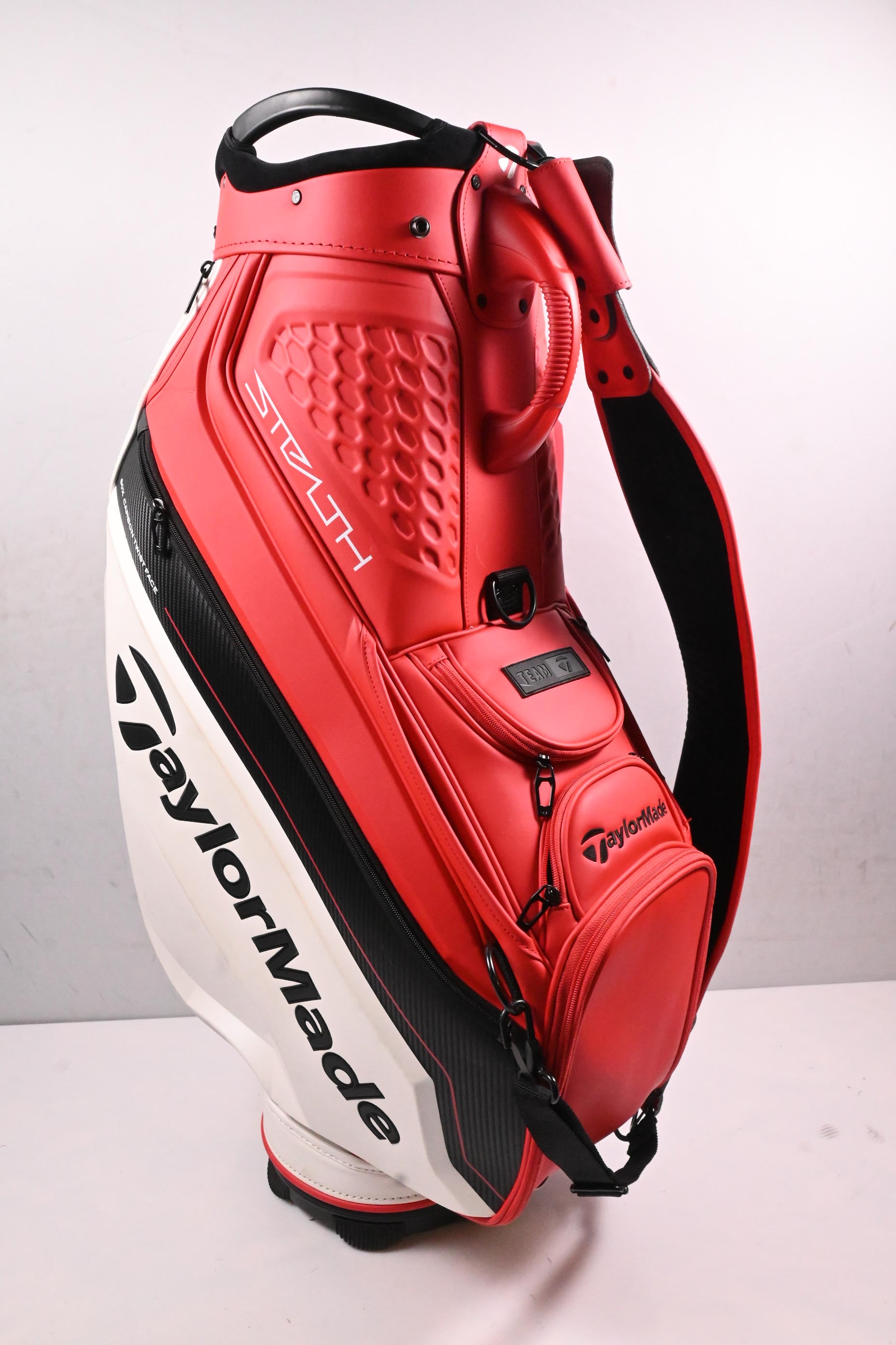 Taylormade Stealth 2 Tour Bag / 6-Way Divider / Red, White