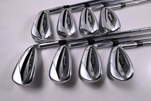 Ping G425 Irons / 5-PW+GW+SW / Black Dot / Stiff Flex Ping AWT 2.0 Shafts
