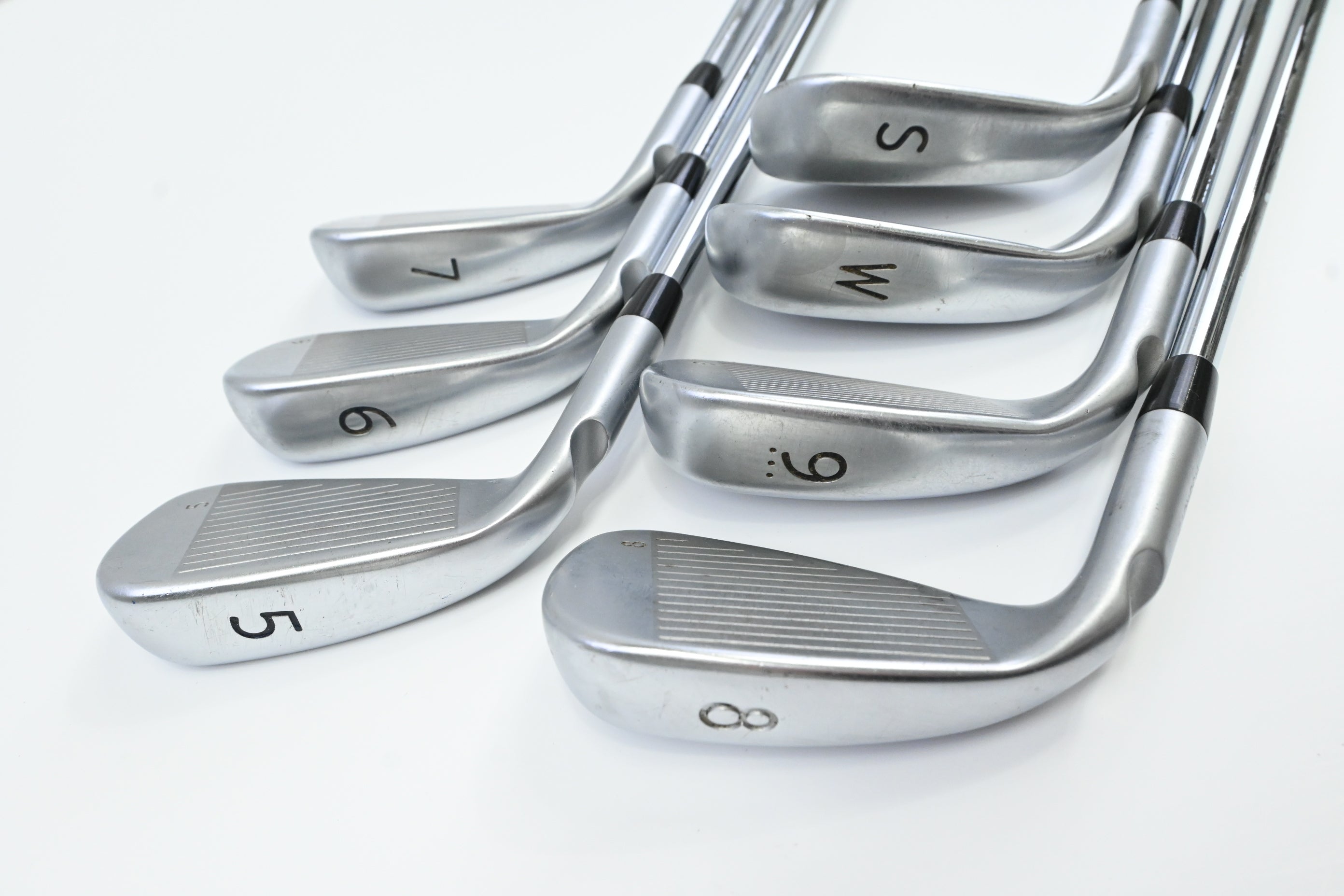 Ping G400 Irons / 5-PW+SW / Black Dot / Senior Flex Ping CFS Distance Shafts