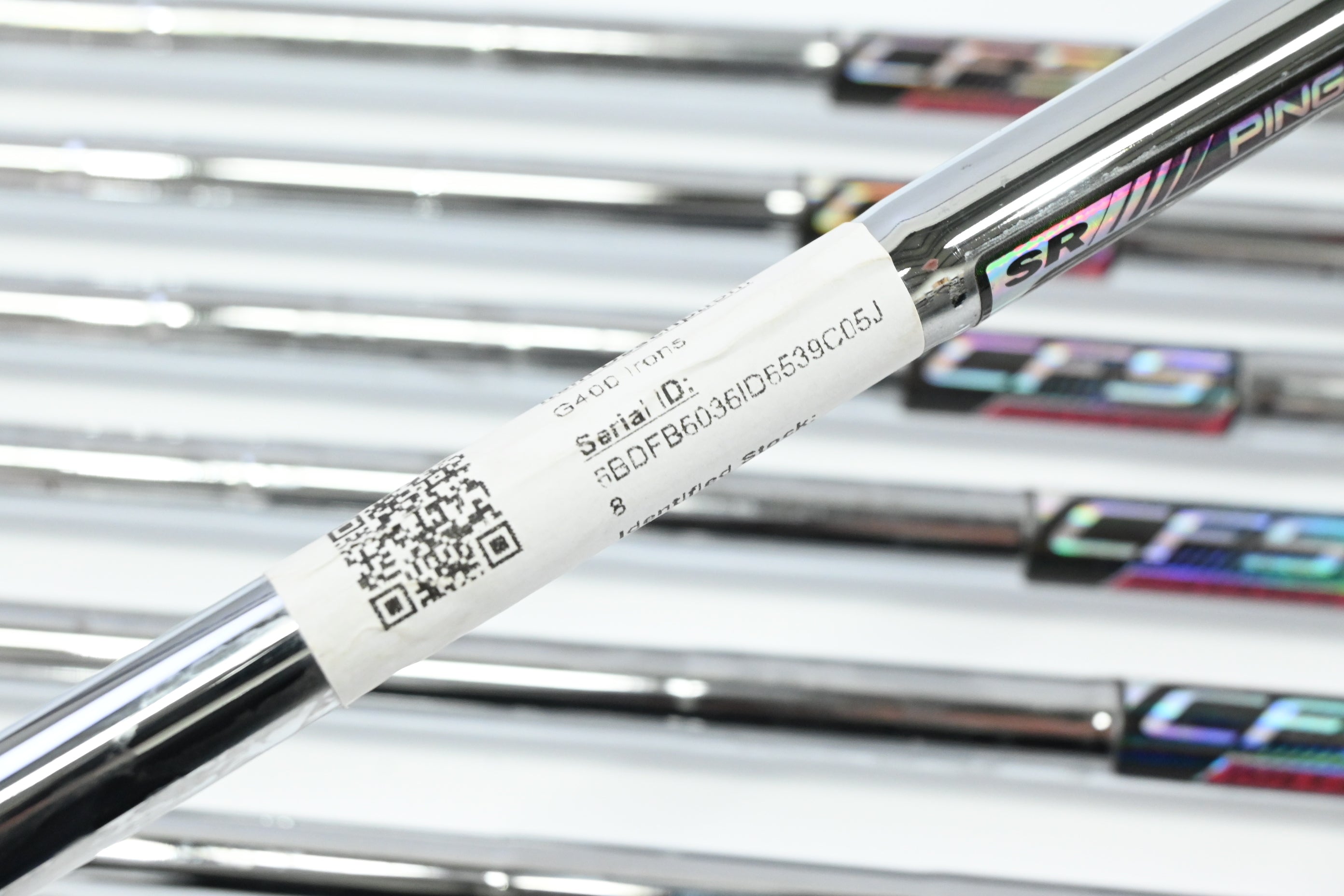 Ping G400 Irons / 5-PW+SW / Black Dot / Senior Flex Ping CFS Distance Shafts