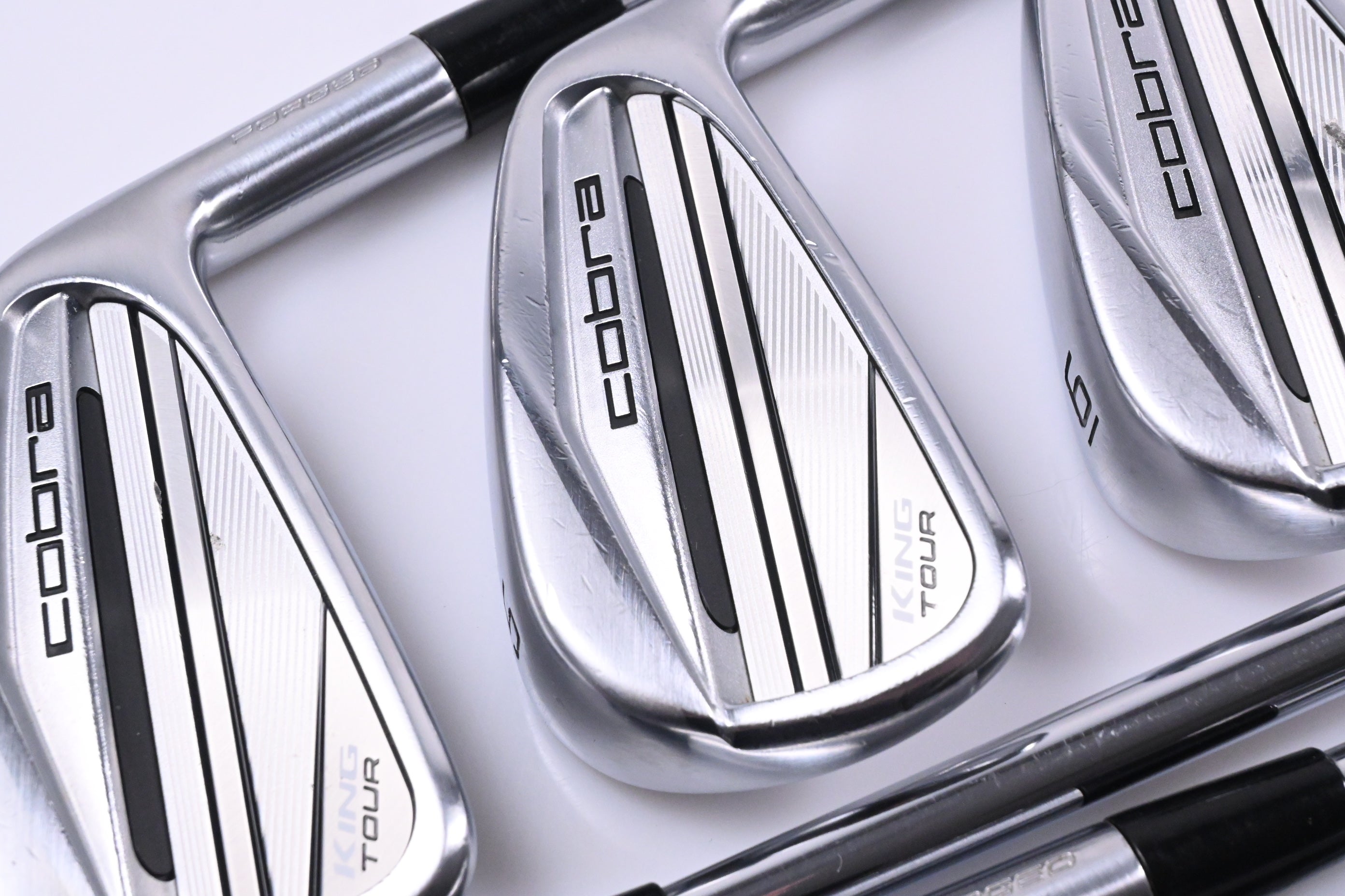 Cobra King Tour 2023 Irons / 4-PW / Stiff Flex KBS $-Taper Lite 100 Shafts