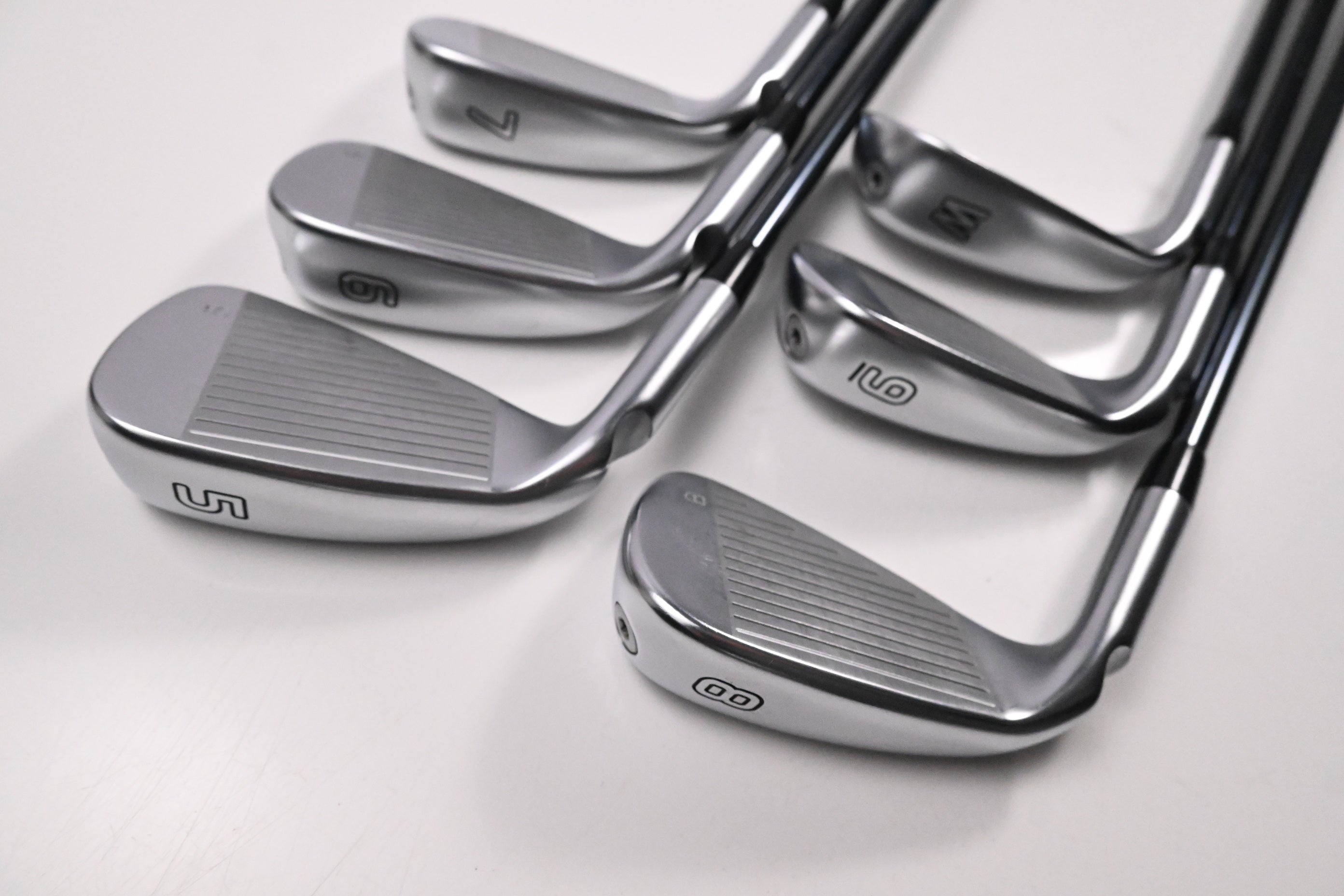 Ping G730 Irons / 5-PW / Blue Dot / Senior Flex UST Mamiya Recoil DART 65 Shafts