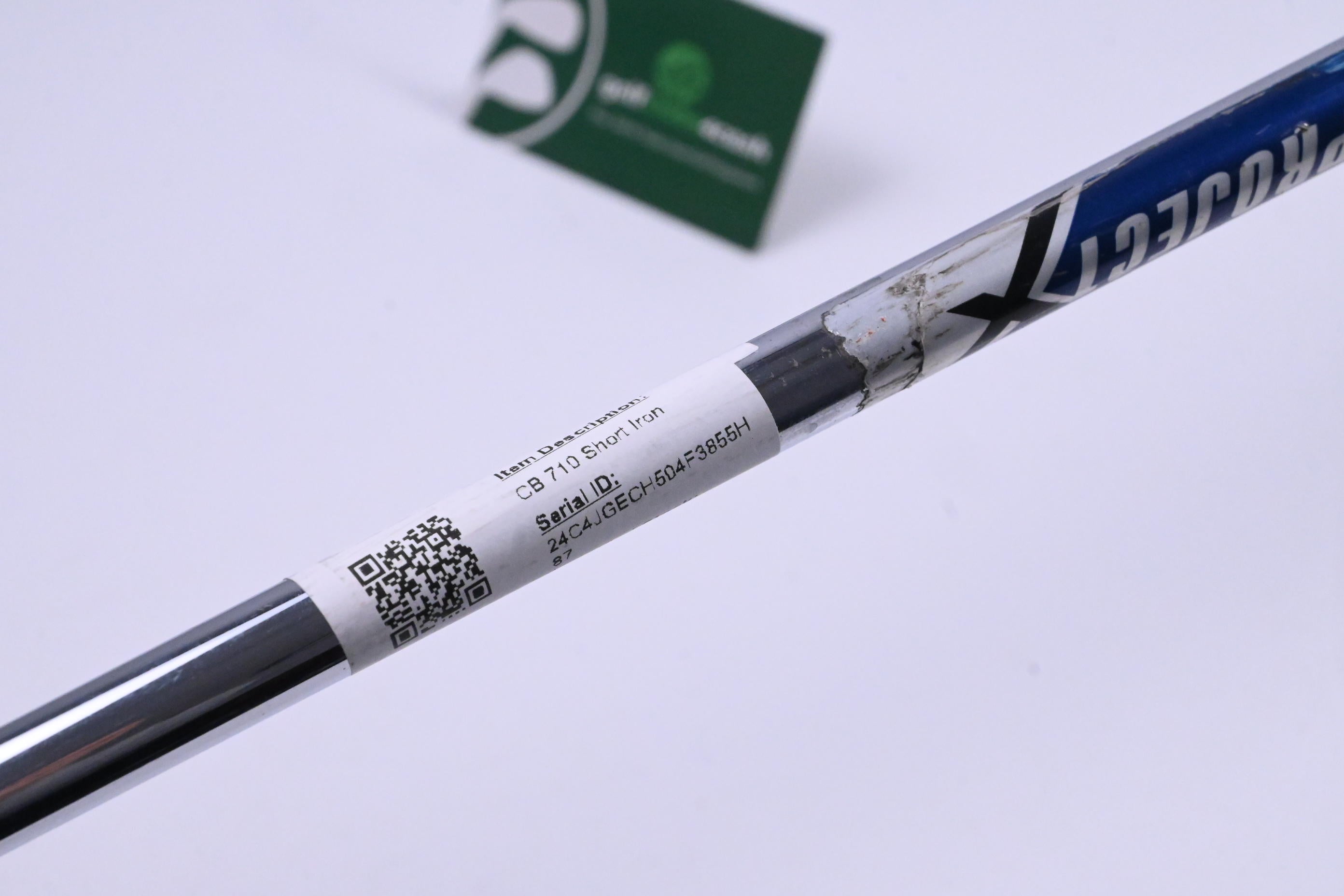 Titleist CB 710 #9 Iron / 38 Degree / Stiff Flex Project X Steel Shaft