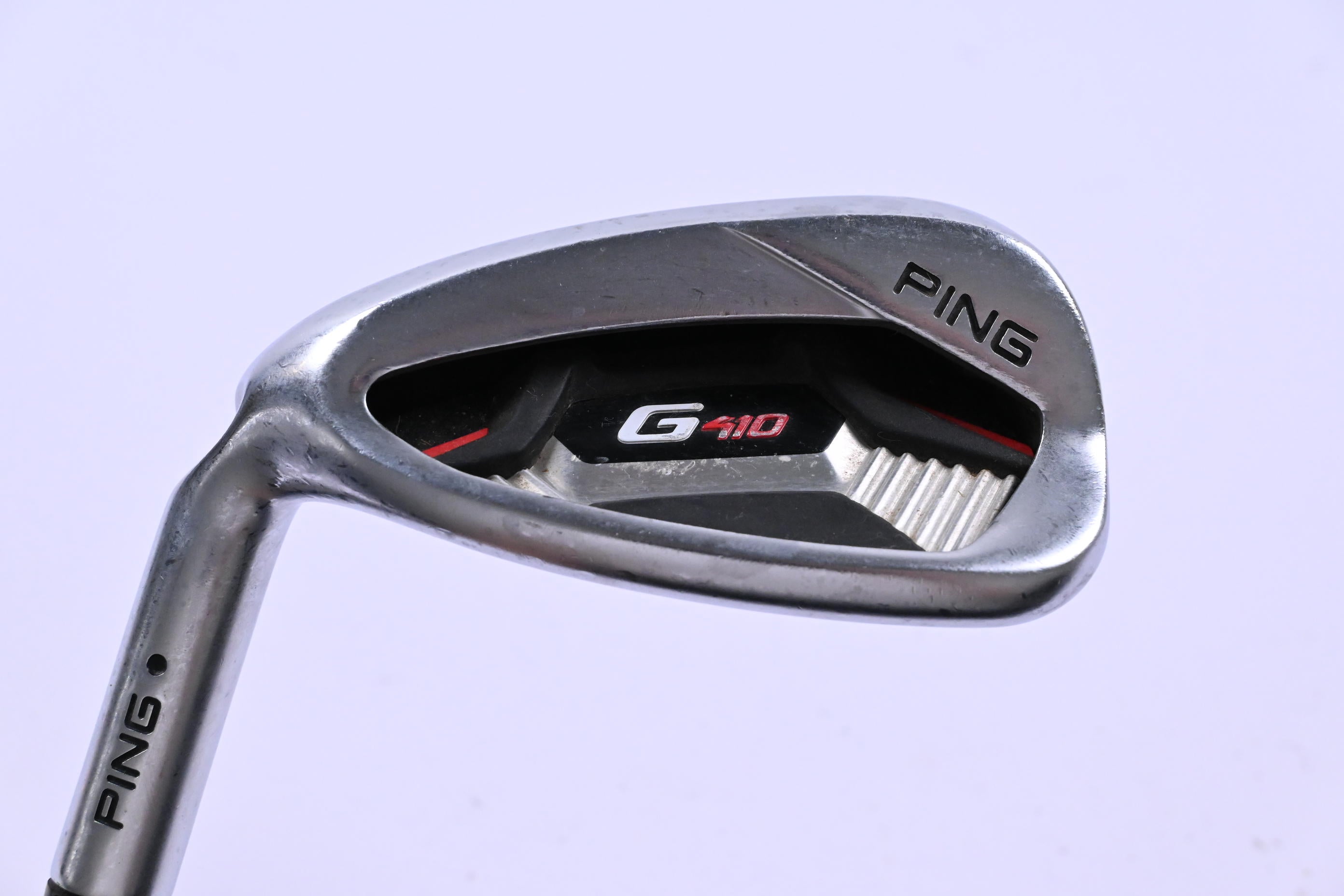 Left Hand Ping G410 Pitching Wedge / 44.5 Degree / Black Dot / Regular Flex