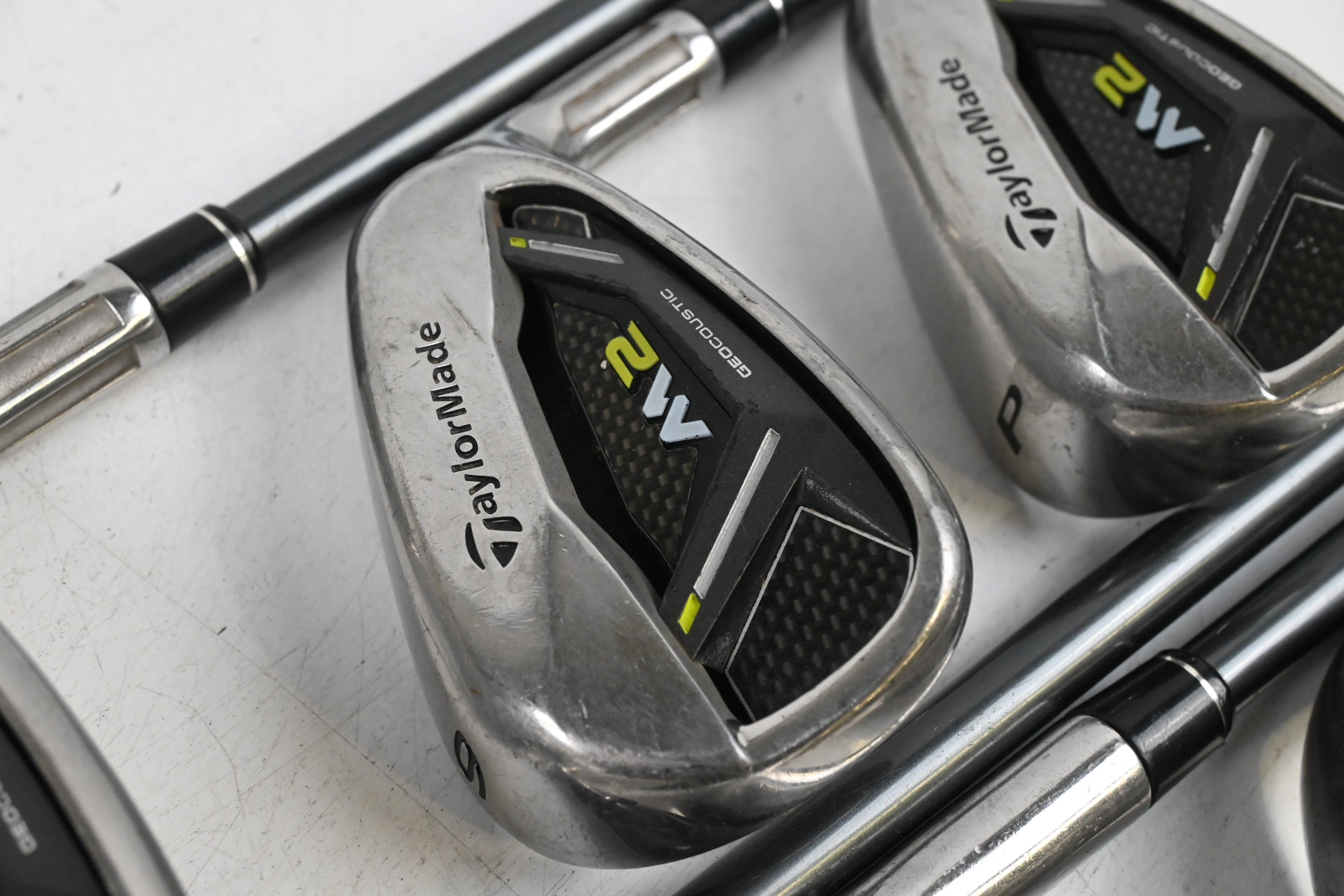Taylormade M2 2017 Irons / 8-PW+GW+SW+LW / Senior Flex M2 55 Shafts
